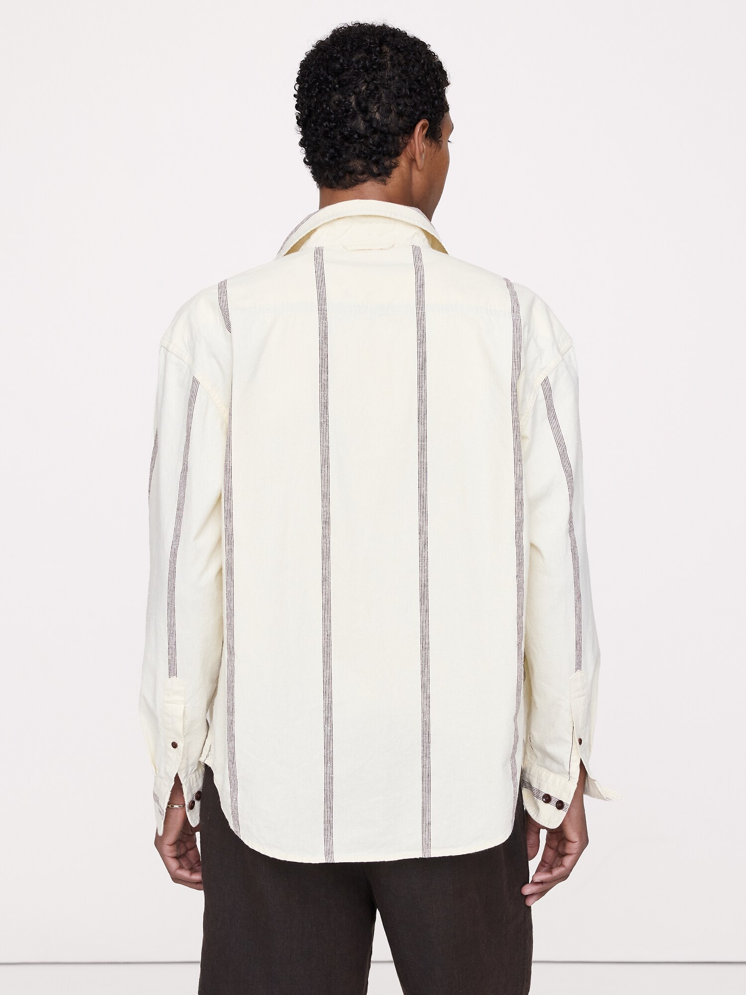 Image number 3 showing, Relaxed-Fit Cotton-Linen Neps Shirt