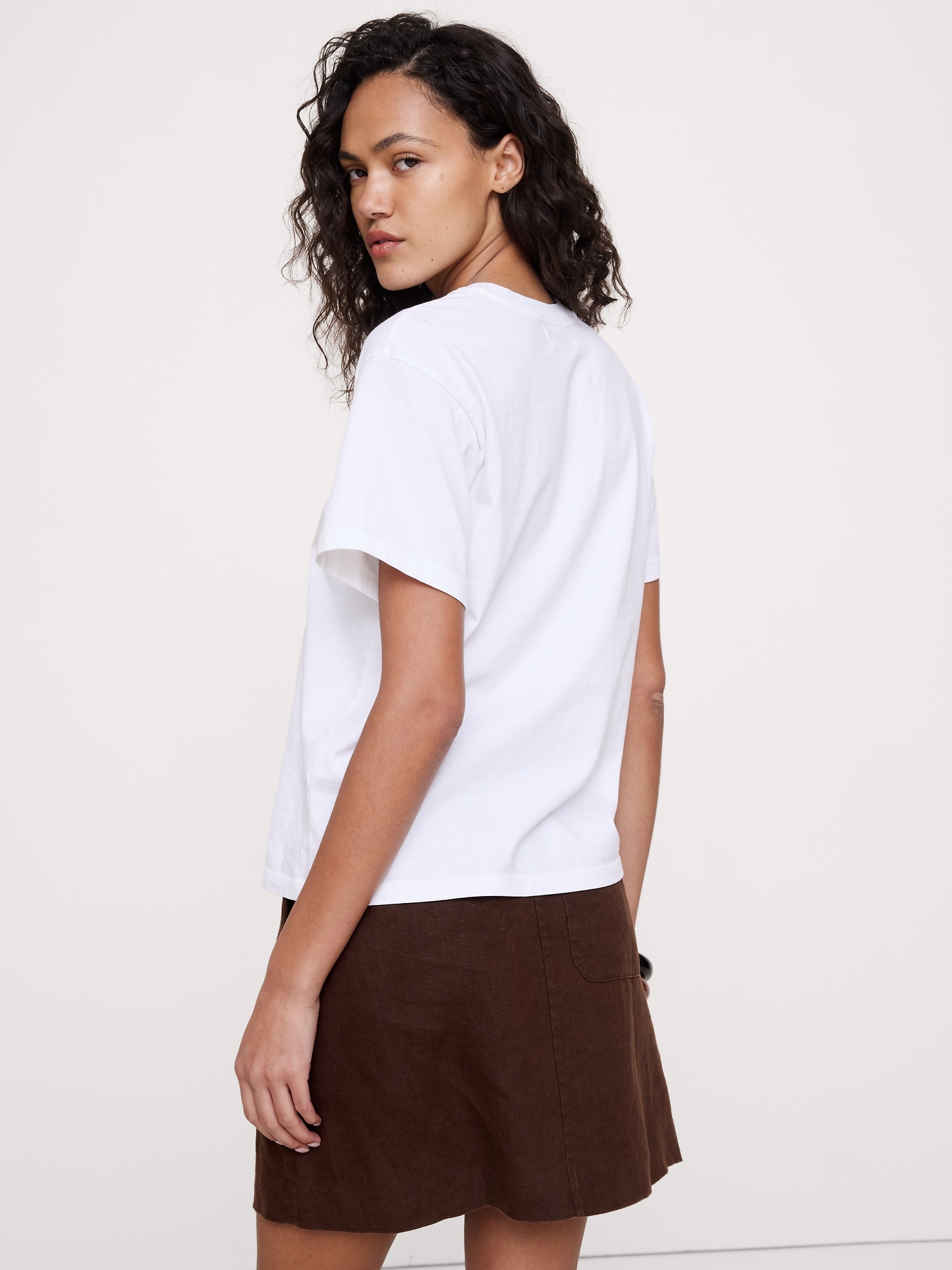 Image number 3 showing, Relaxed Vintage Cotton T-Shirt