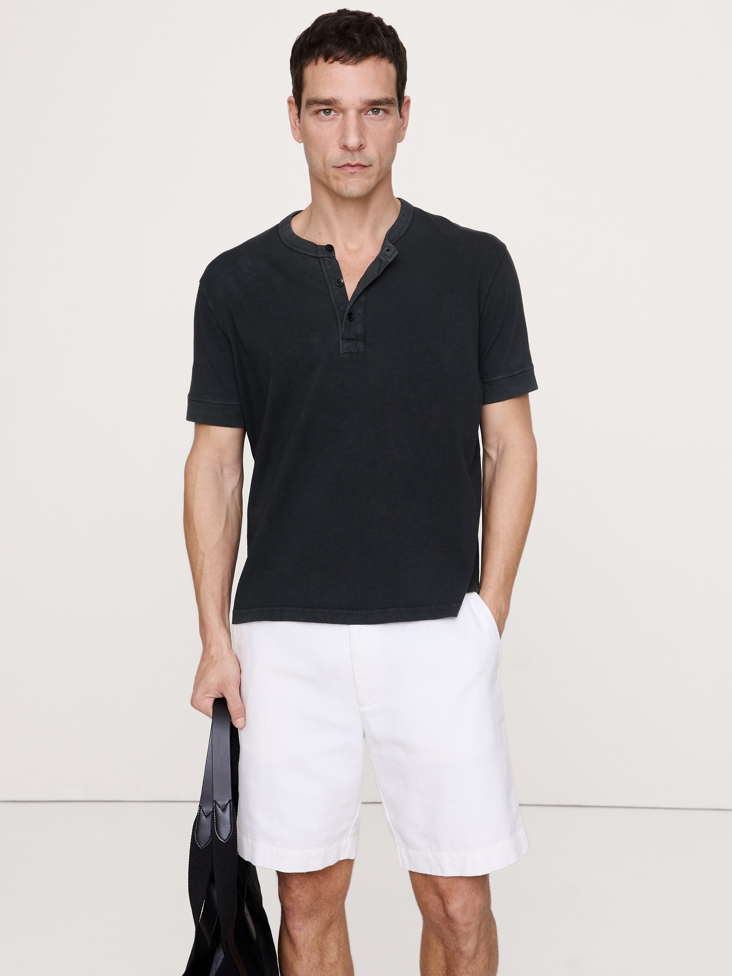 Image number 1 showing, Heirloom Cotton Slub Henley T-Shirt