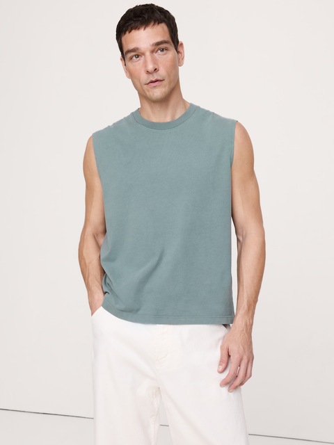 CAMISOLE EN COTON SUÉDÉ