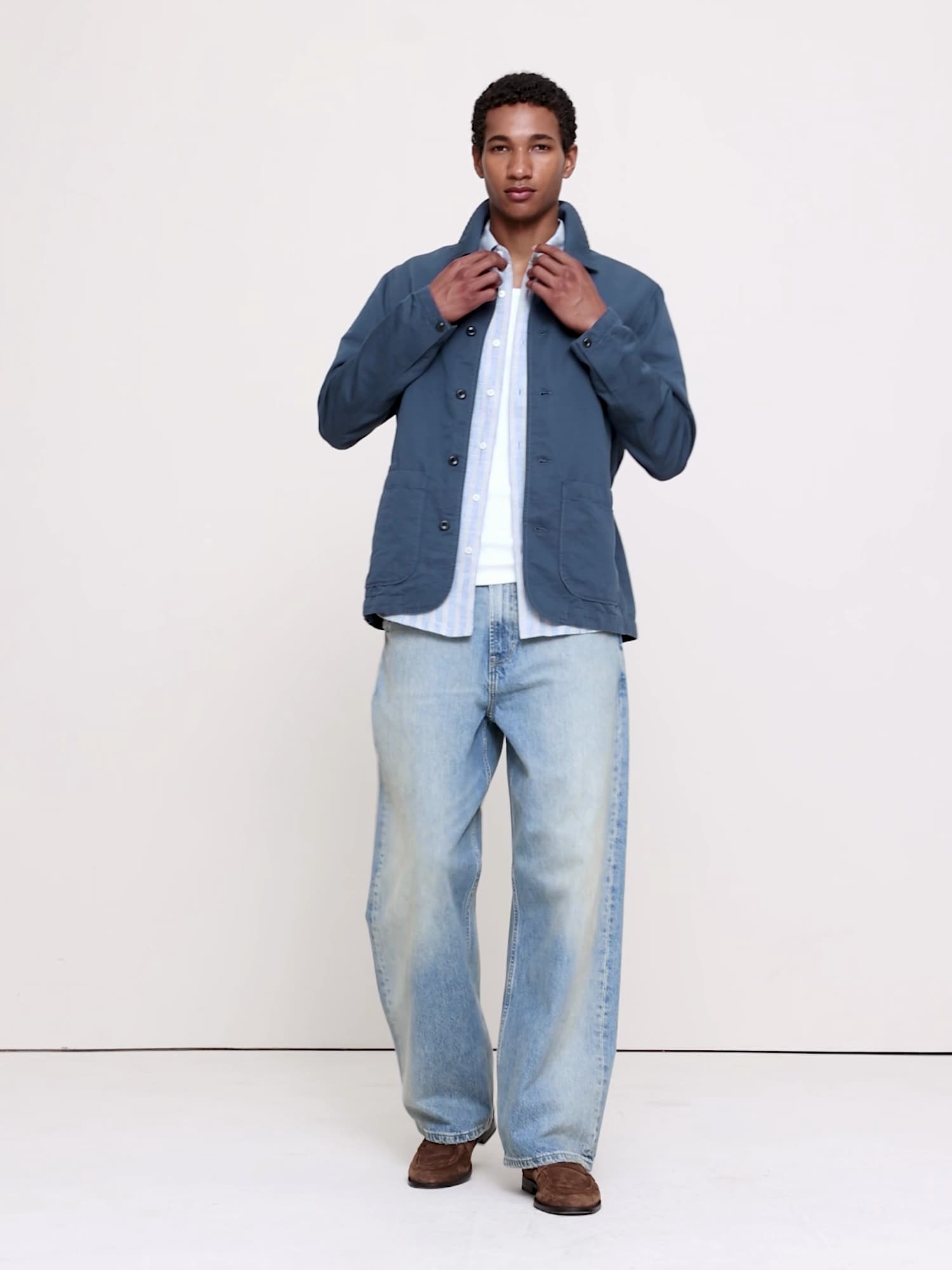 Italian Linen-Cotton Shirt Jacket | Banana Republic