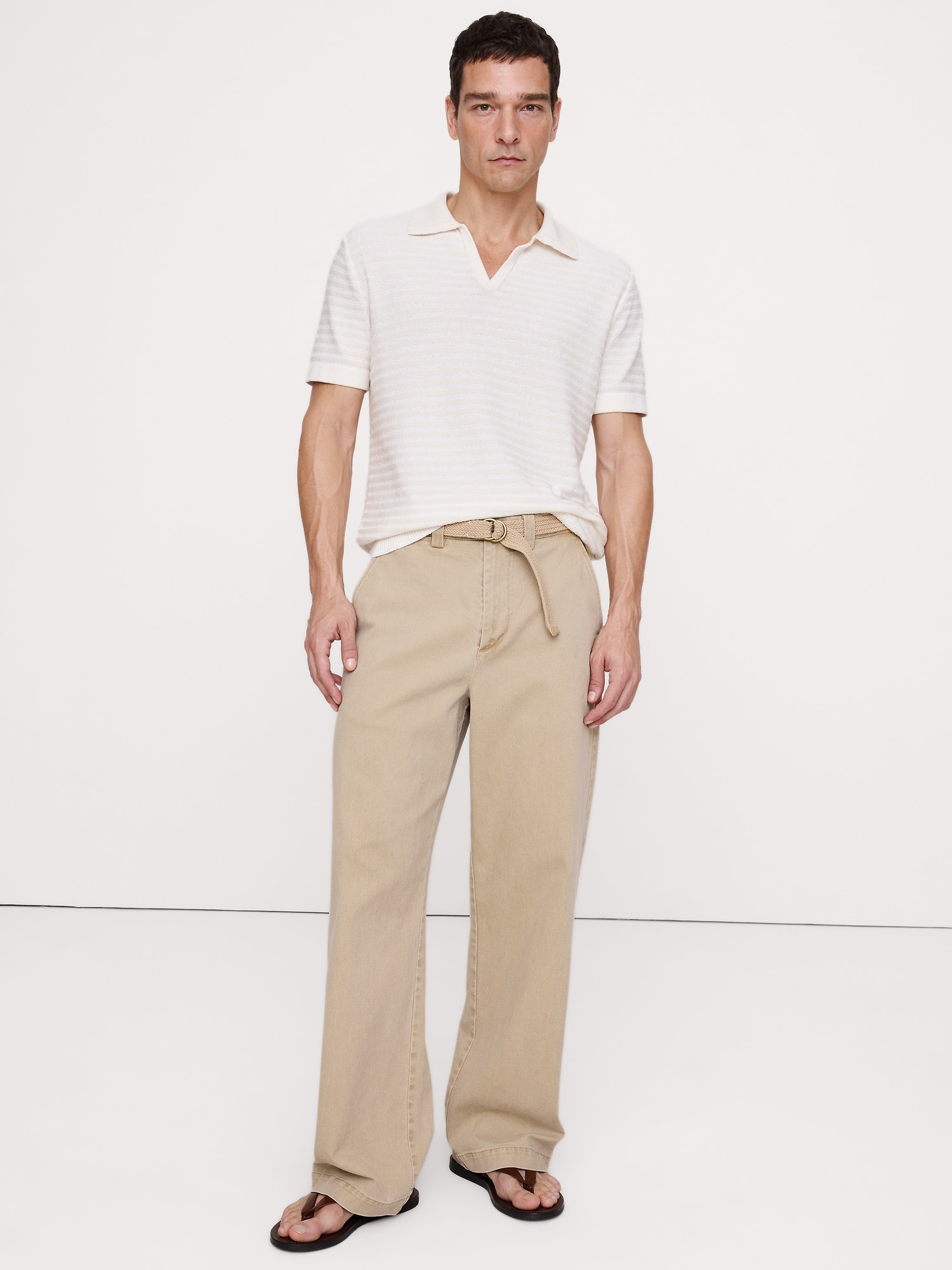 Image number 4 showing, Texture Stripe Sweater Polo