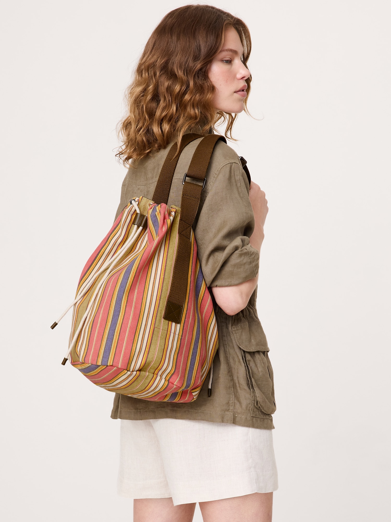 Image number 8 showing, Cotton Canvas Crossbody Bag