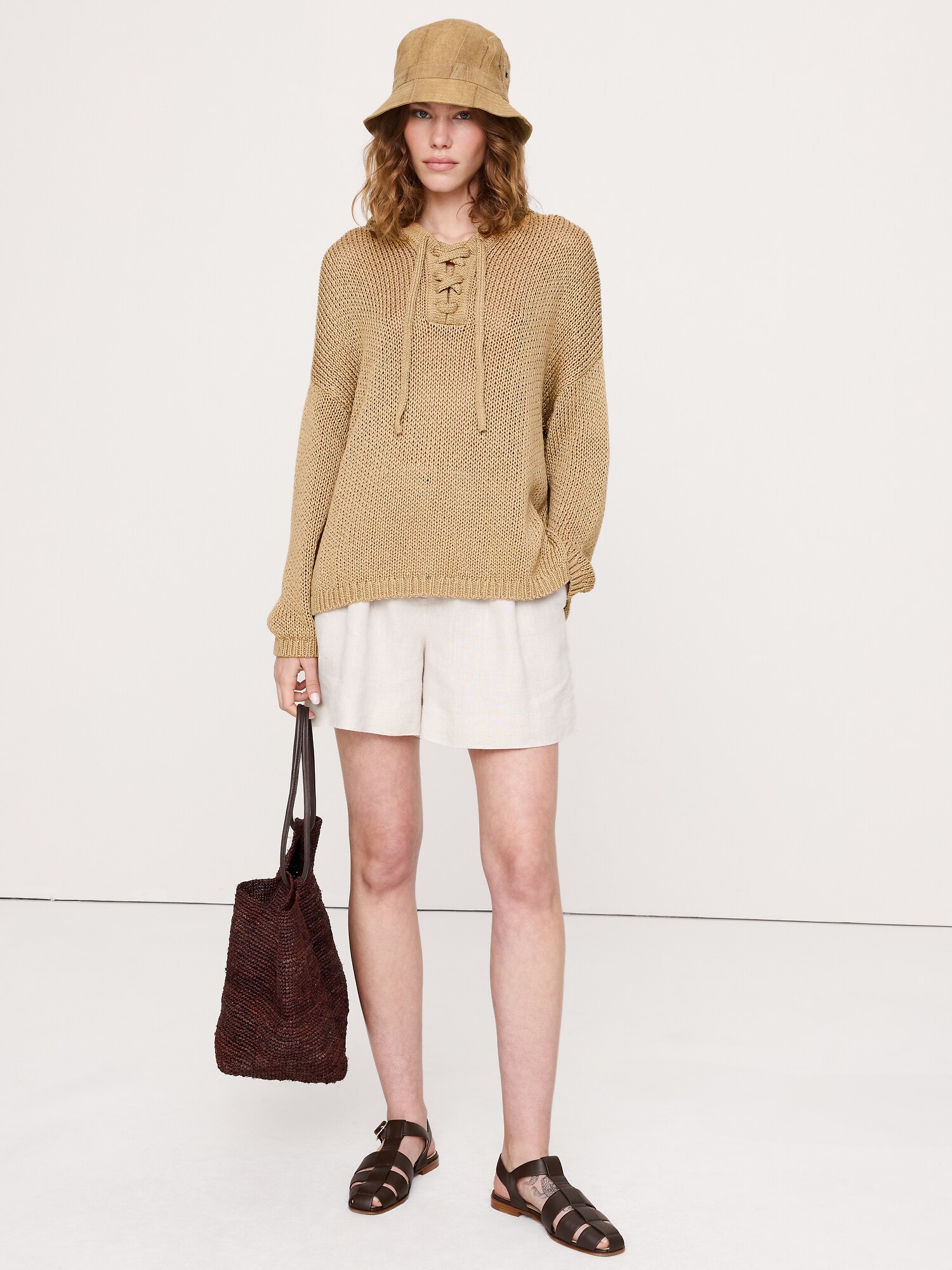 L'image numéro 3 présente Chandail de plage à capuchon en coton