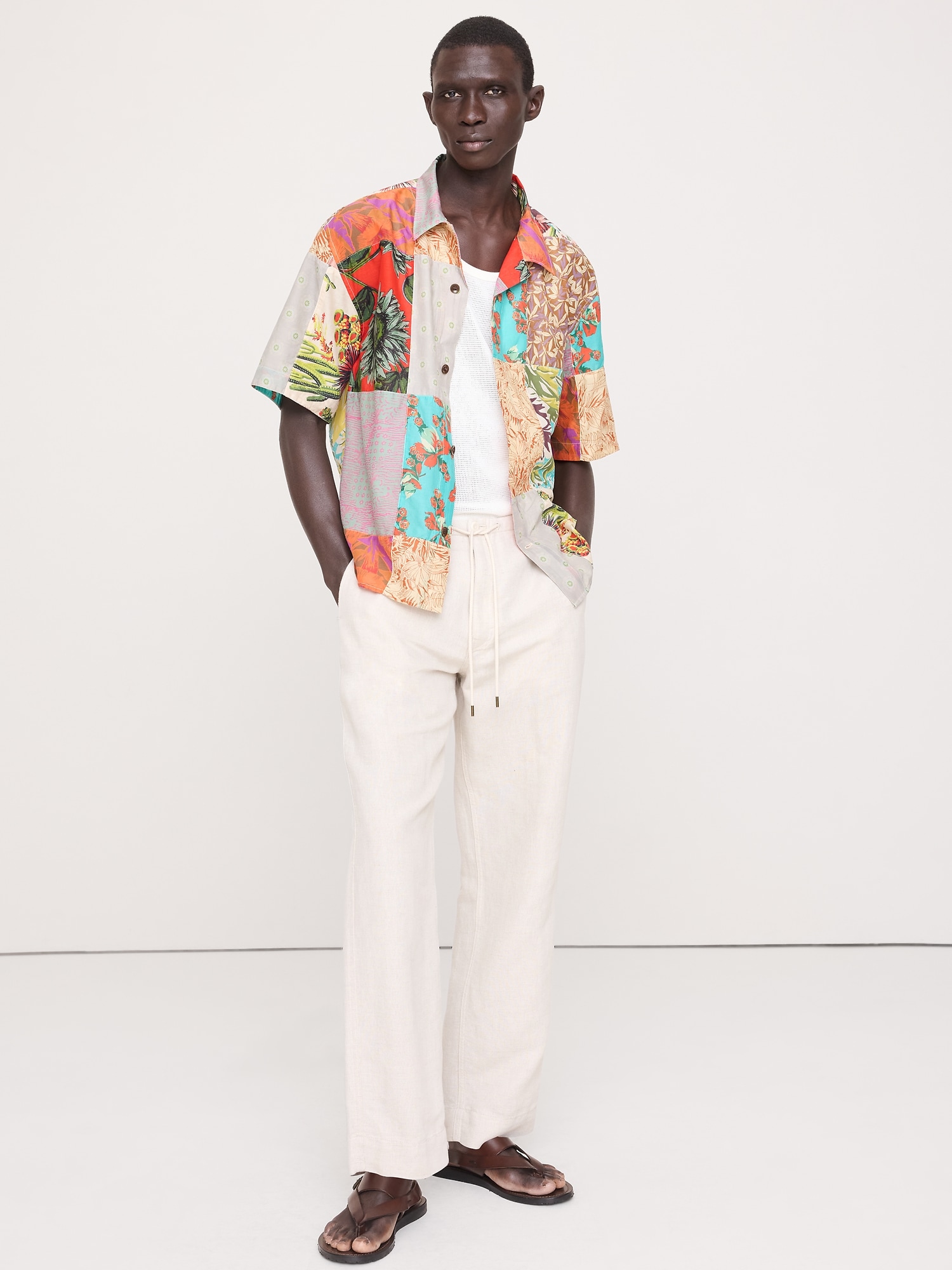 Image number 4 showing, Relaxed-Fit Lightweight Cotton Resort Shirt