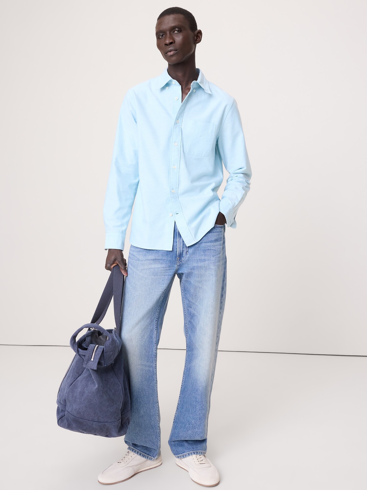 L'image numéro 3 présente Chemise Oxford, coupe standard