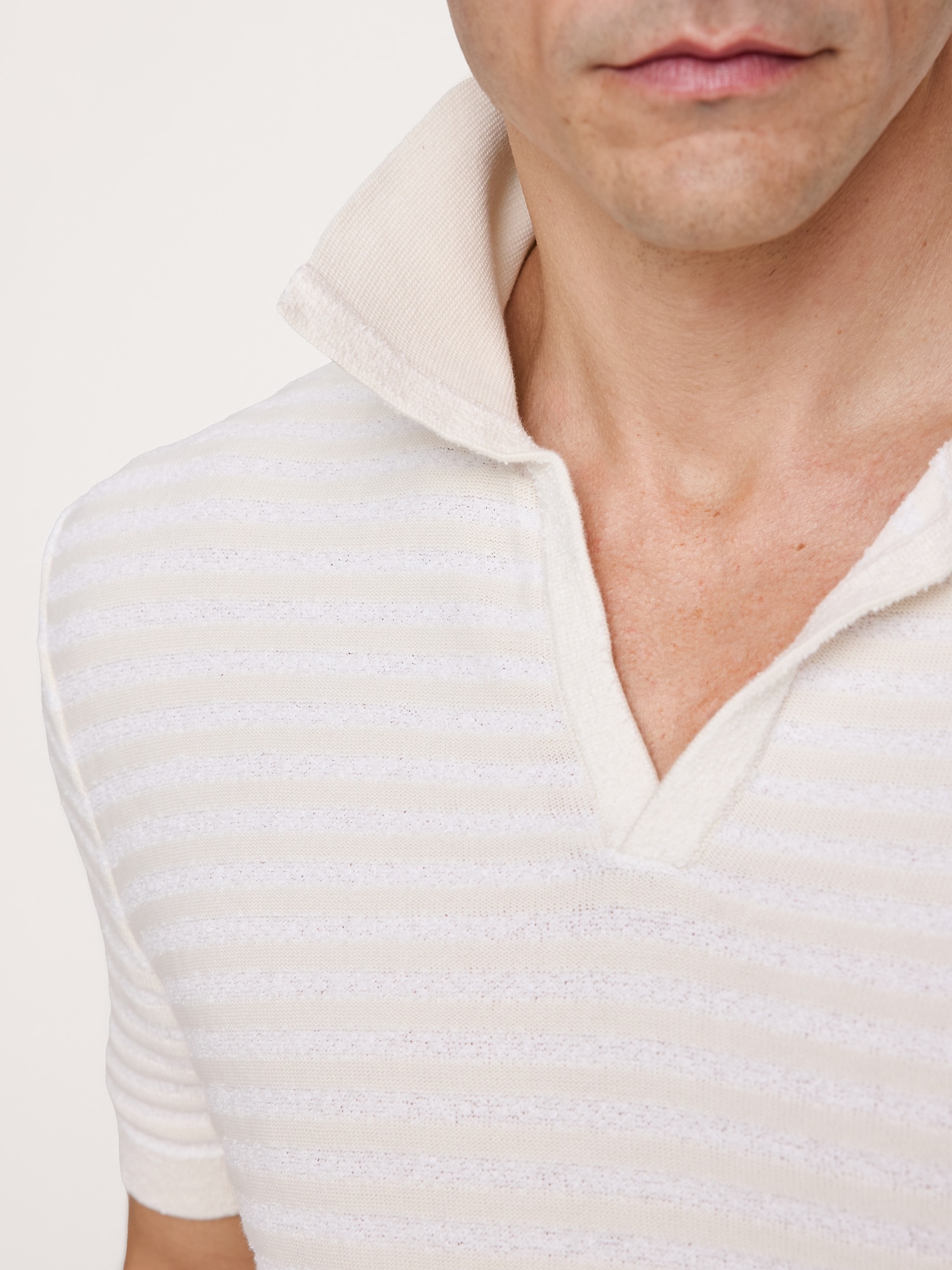 Image number 6 showing, Texture Stripe Sweater Polo