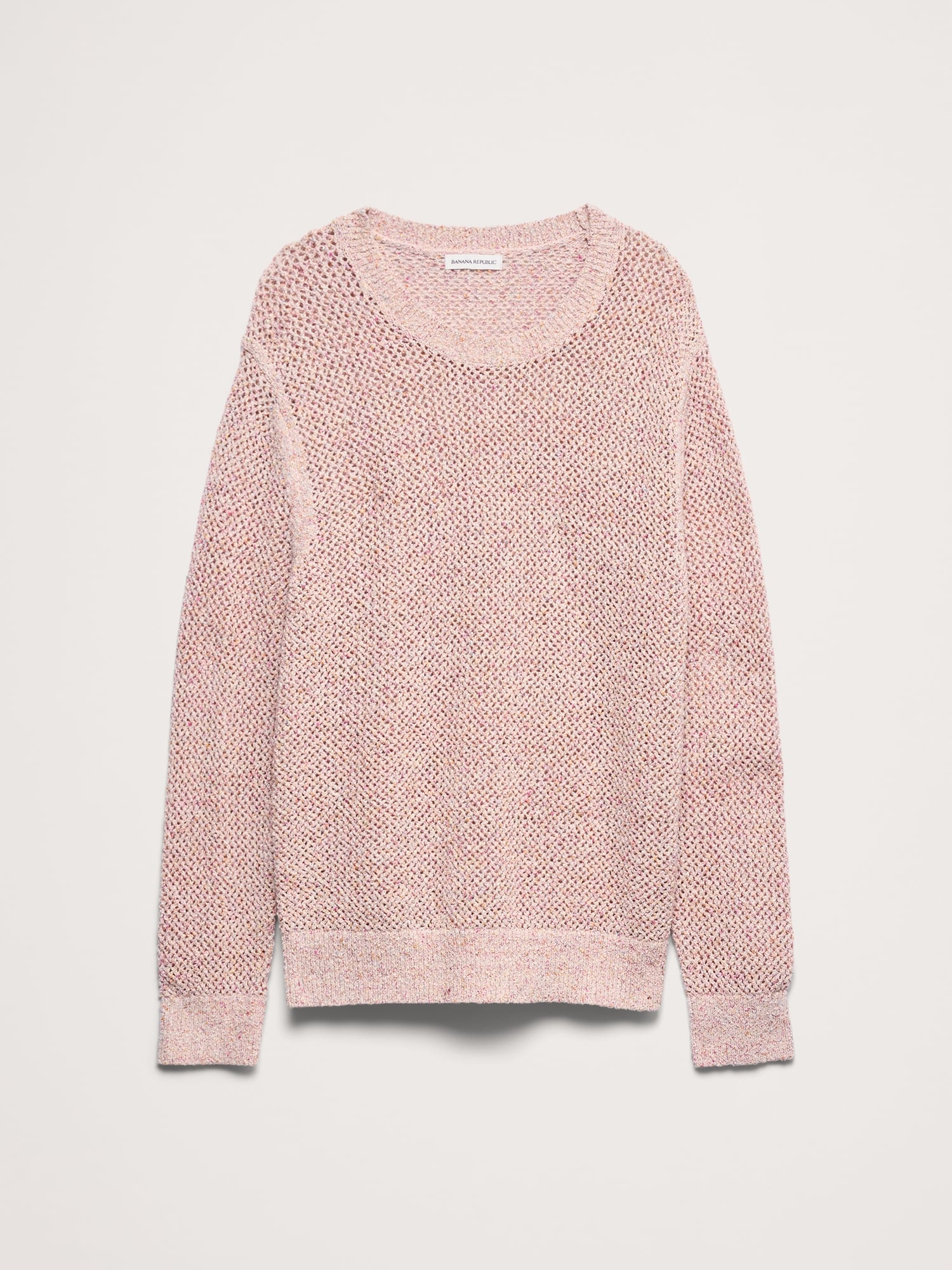 Image number 4 showing, Bouclé Cotton-Blend Crew-Neck Sweater