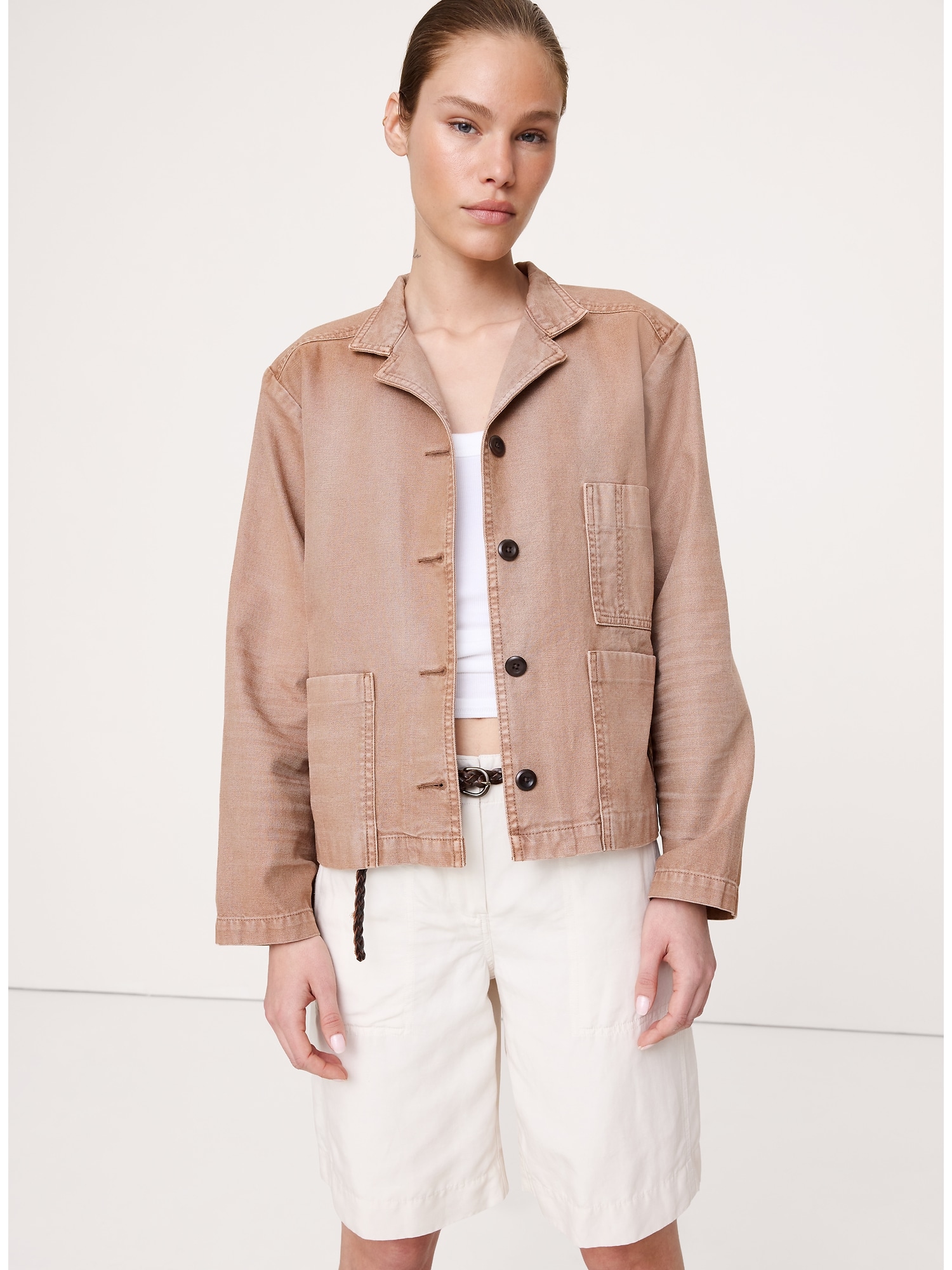 Image number 1 showing, Canvas Utility Jacket