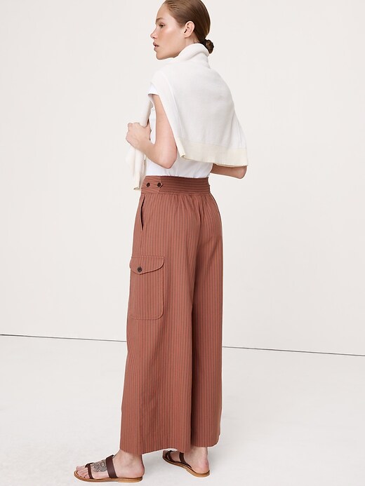 Heritage Explorer High-Rise Wide-Leg Pant | Banana Republic