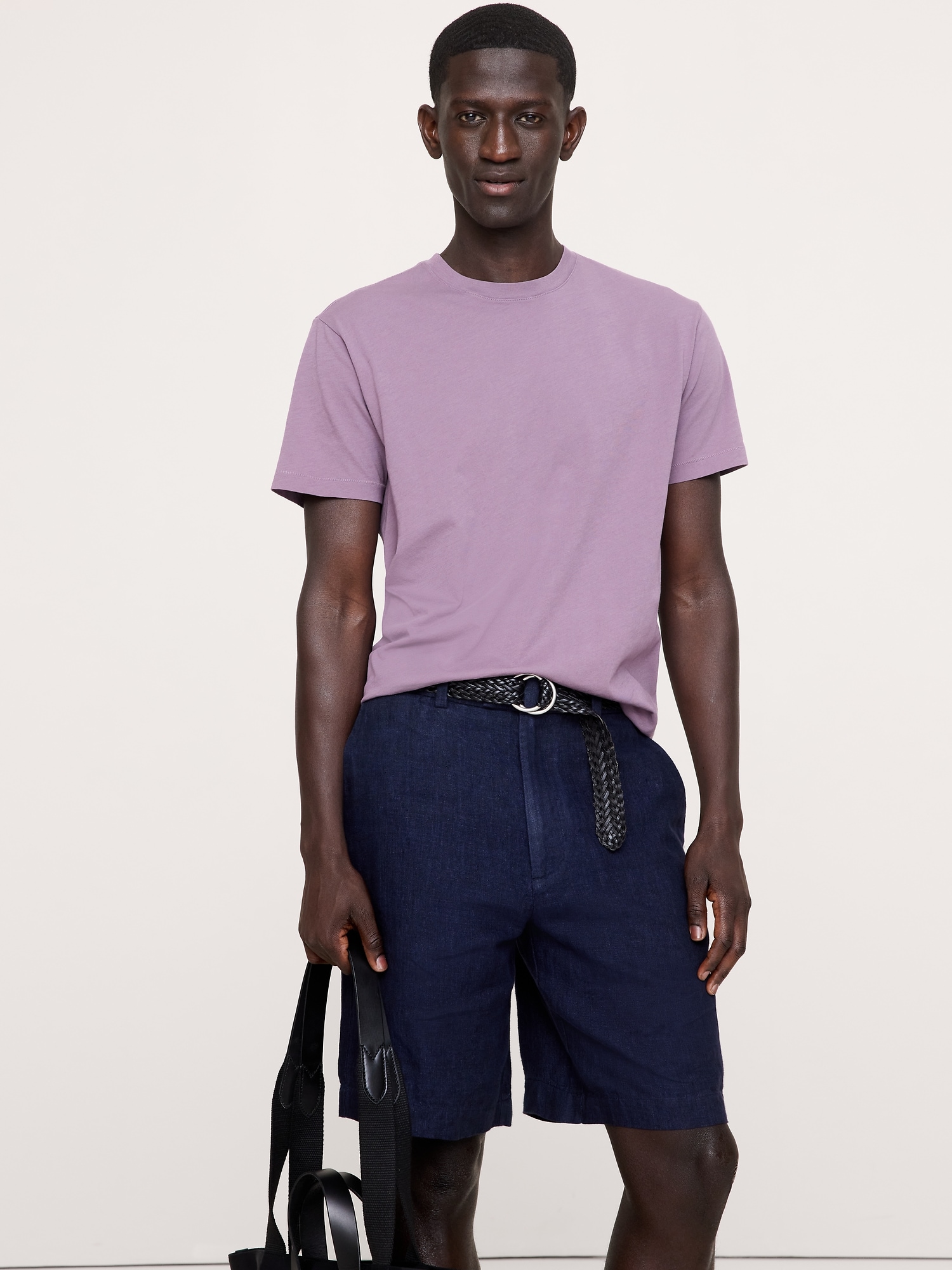L'image numéro 1 présente T-shirt ras du cou en coton léger