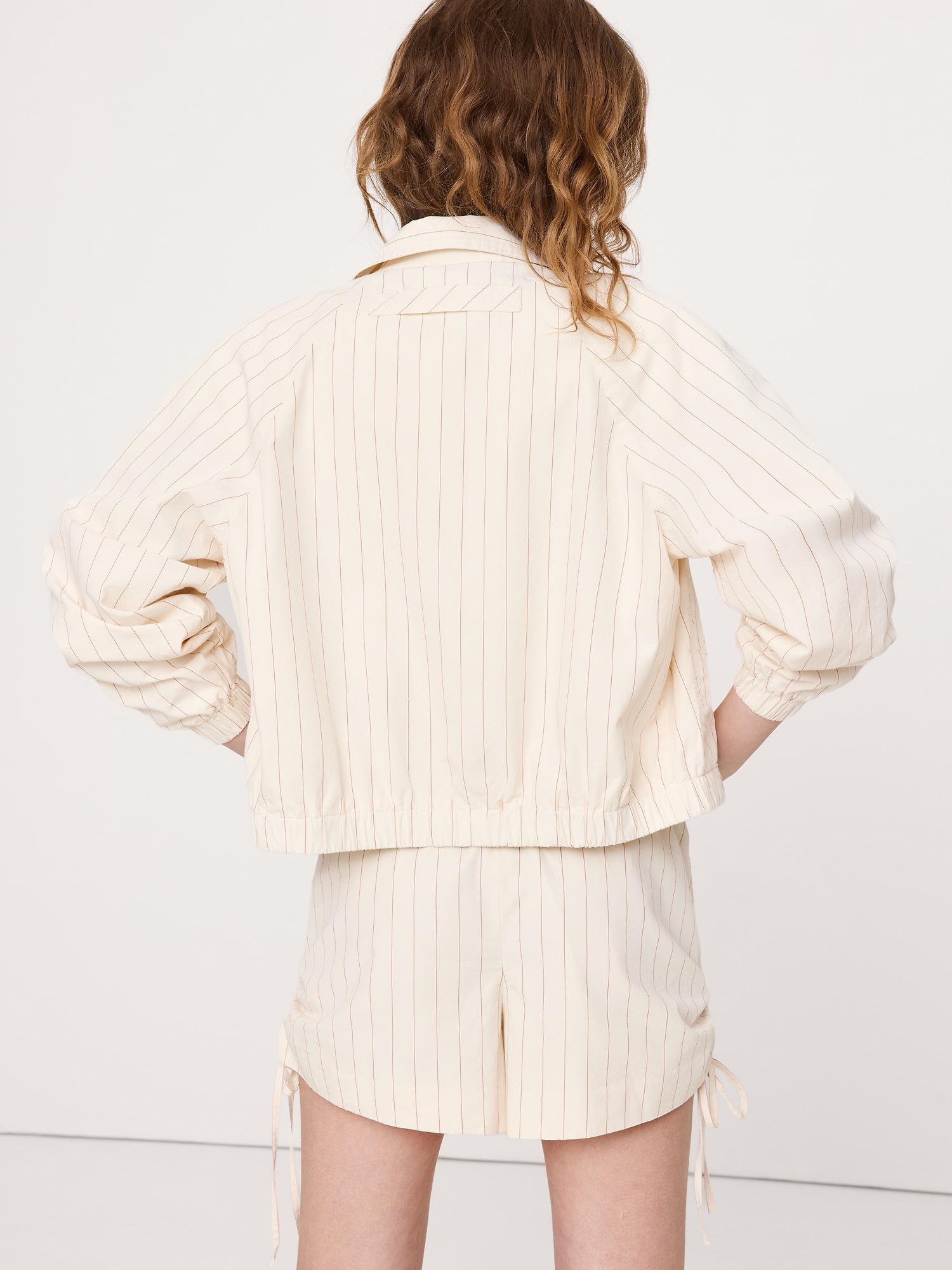 L'image numéro 3 présente Blouson d’aviateur en popeline de coton