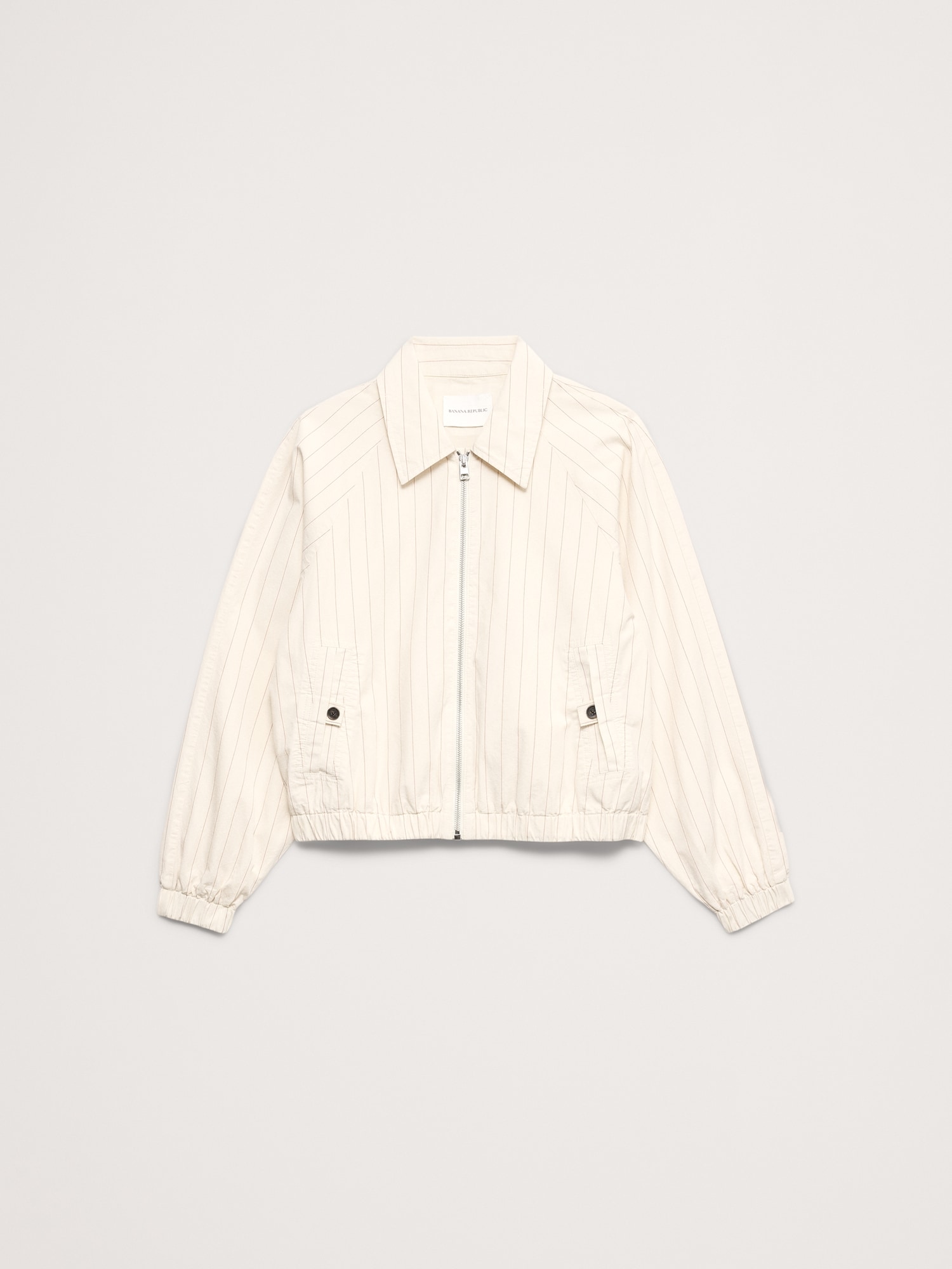 L'image numéro 5 présente Blouson d’aviateur en popeline de coton