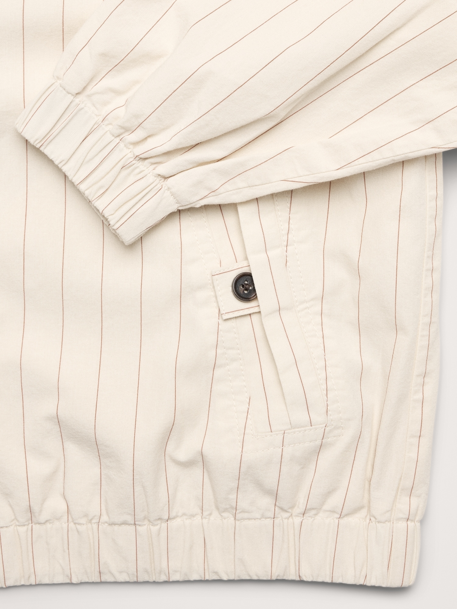 L'image numéro 7 présente Blouson d’aviateur en popeline de coton