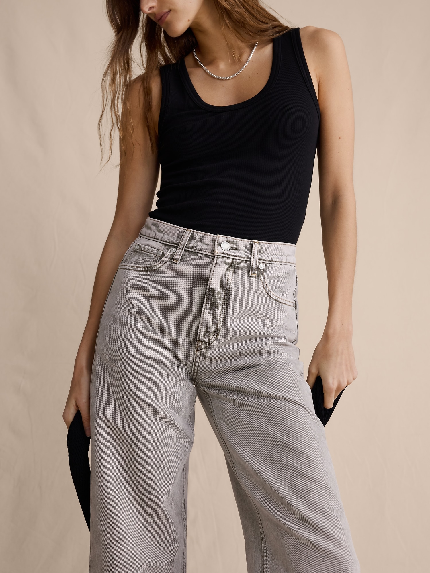 Image number 4 showing, The Icon Classic Wide-Leg Crop Jean