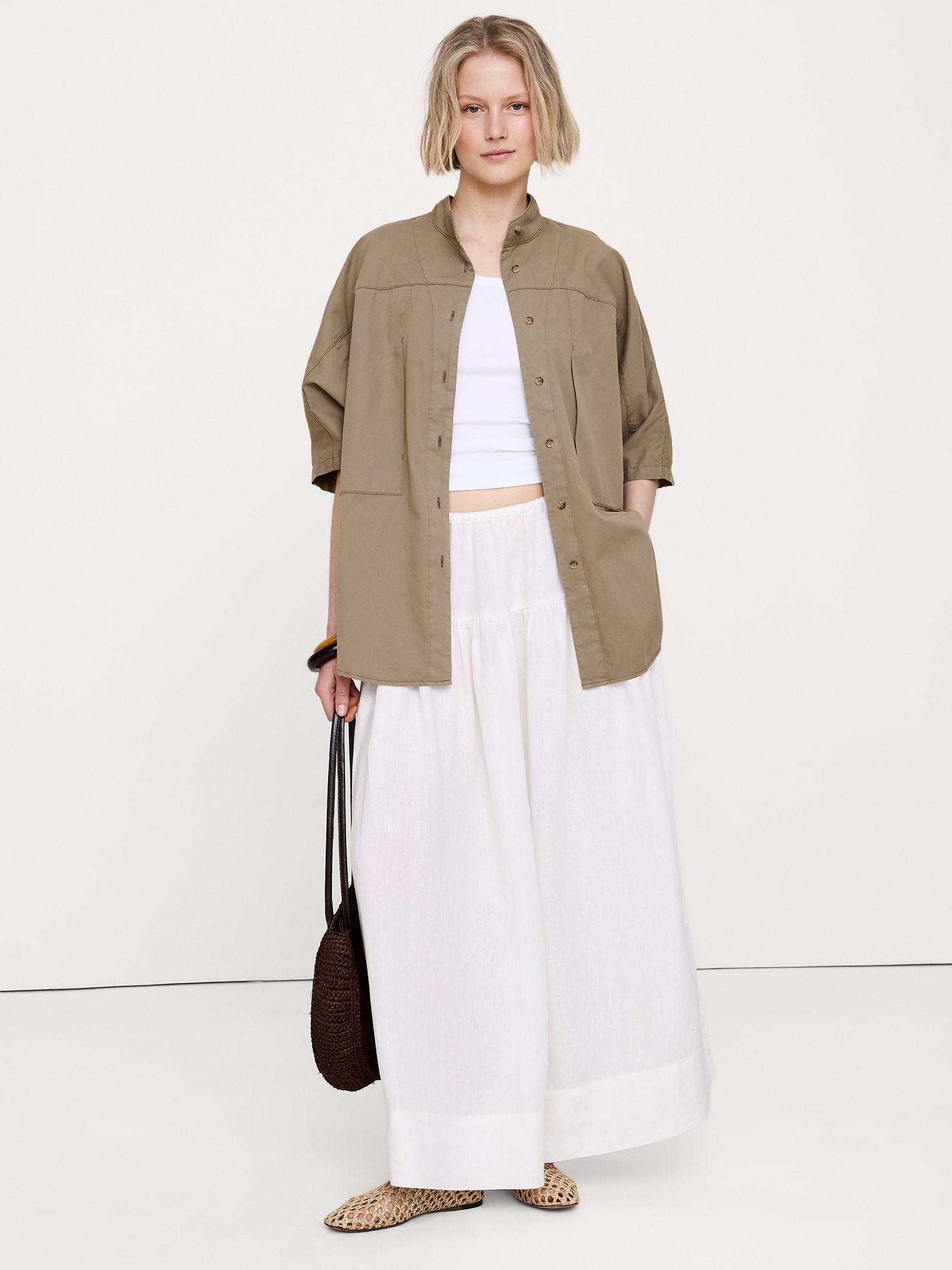 Image number 1 showing, Cotton Twill Utility Tunic
