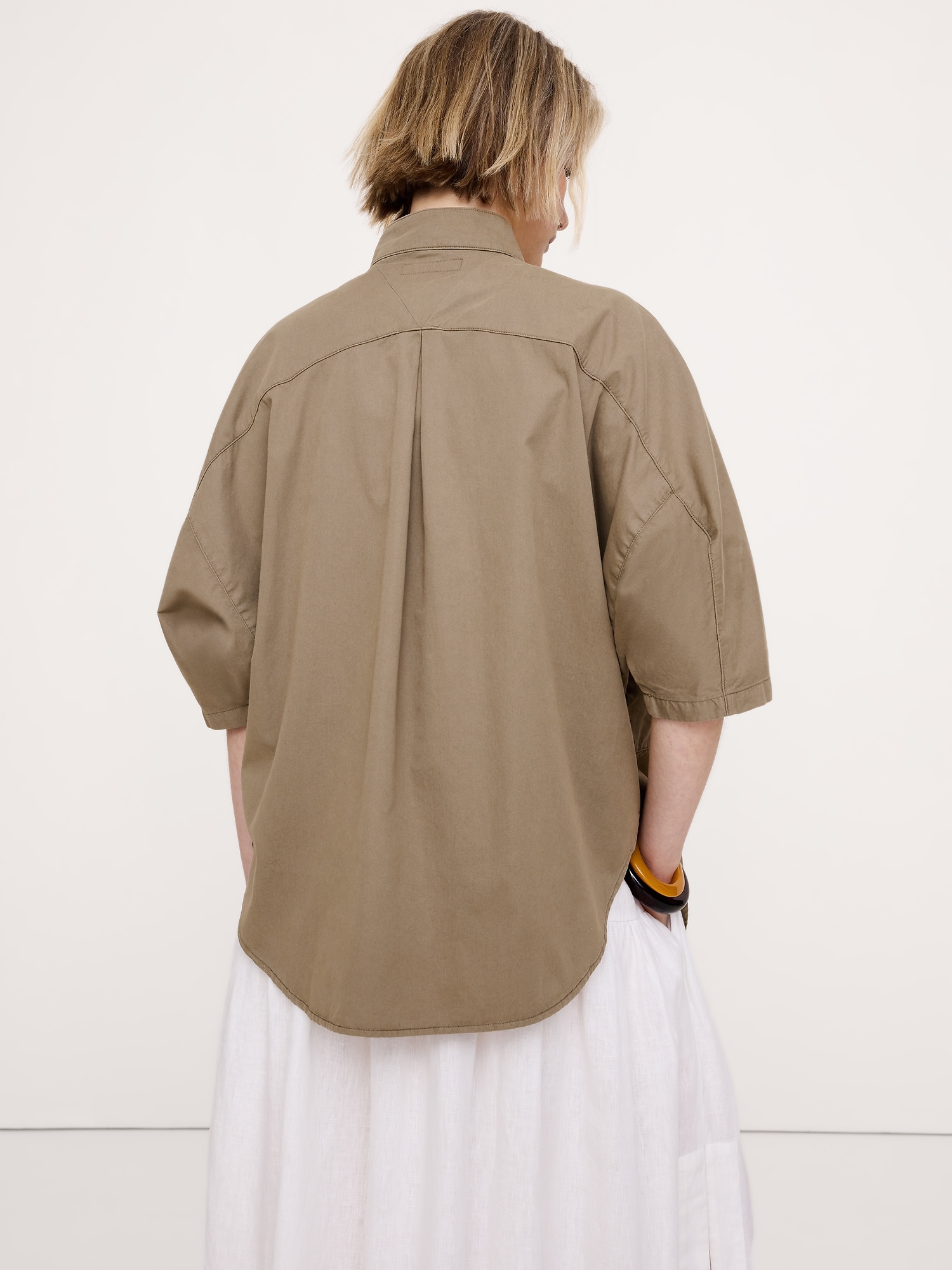 Image number 5 showing, Cotton Twill Utility Tunic
