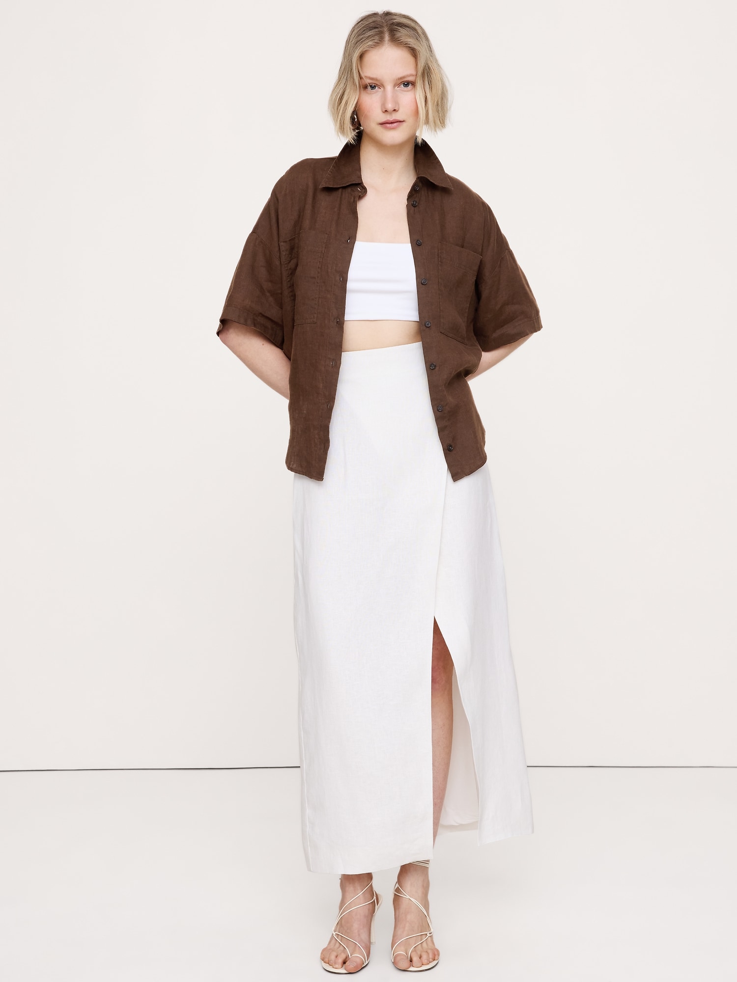 Image number 5 showing, Linen Short-Sleeve Shirt