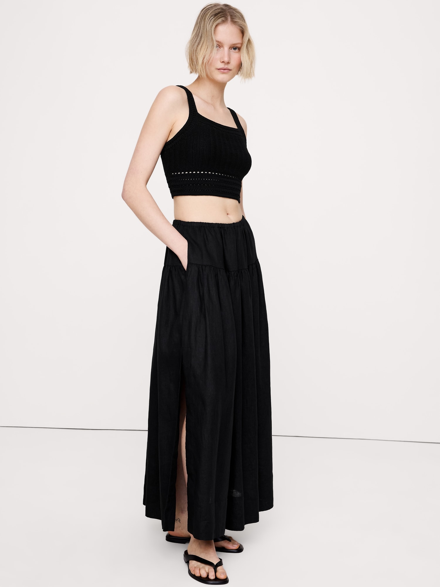 L'image numéro 1 présente Soutien-gorge seconde peau en coton crocheté