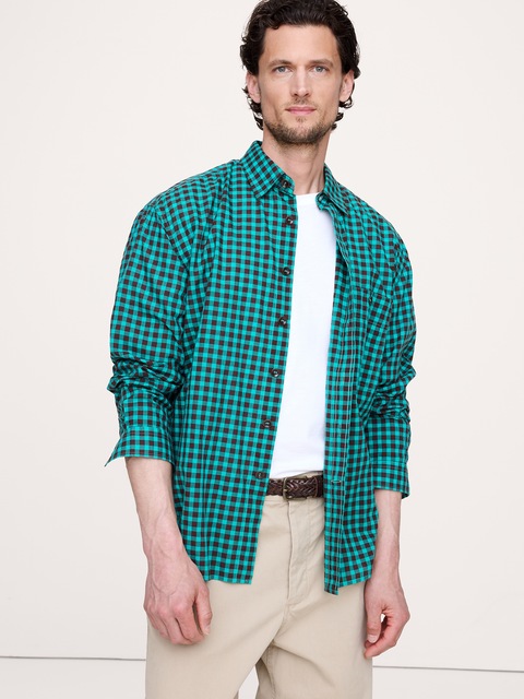 CHEMISE DÉCONTRACTÉE EN COTON D'ÉTÉ LÉGER