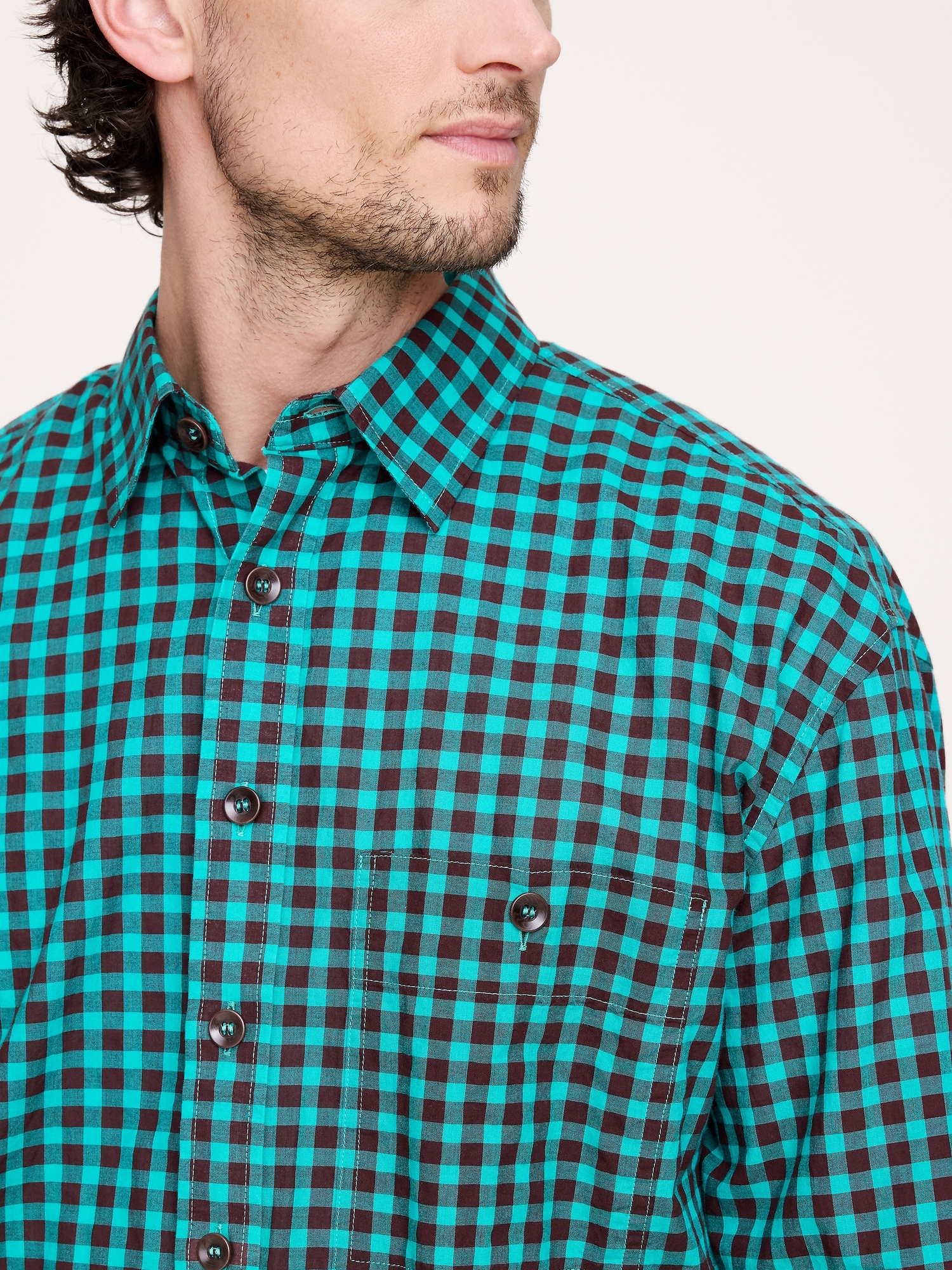 L'image numéro 3 présente Chemise décontractée en coton d’été léger