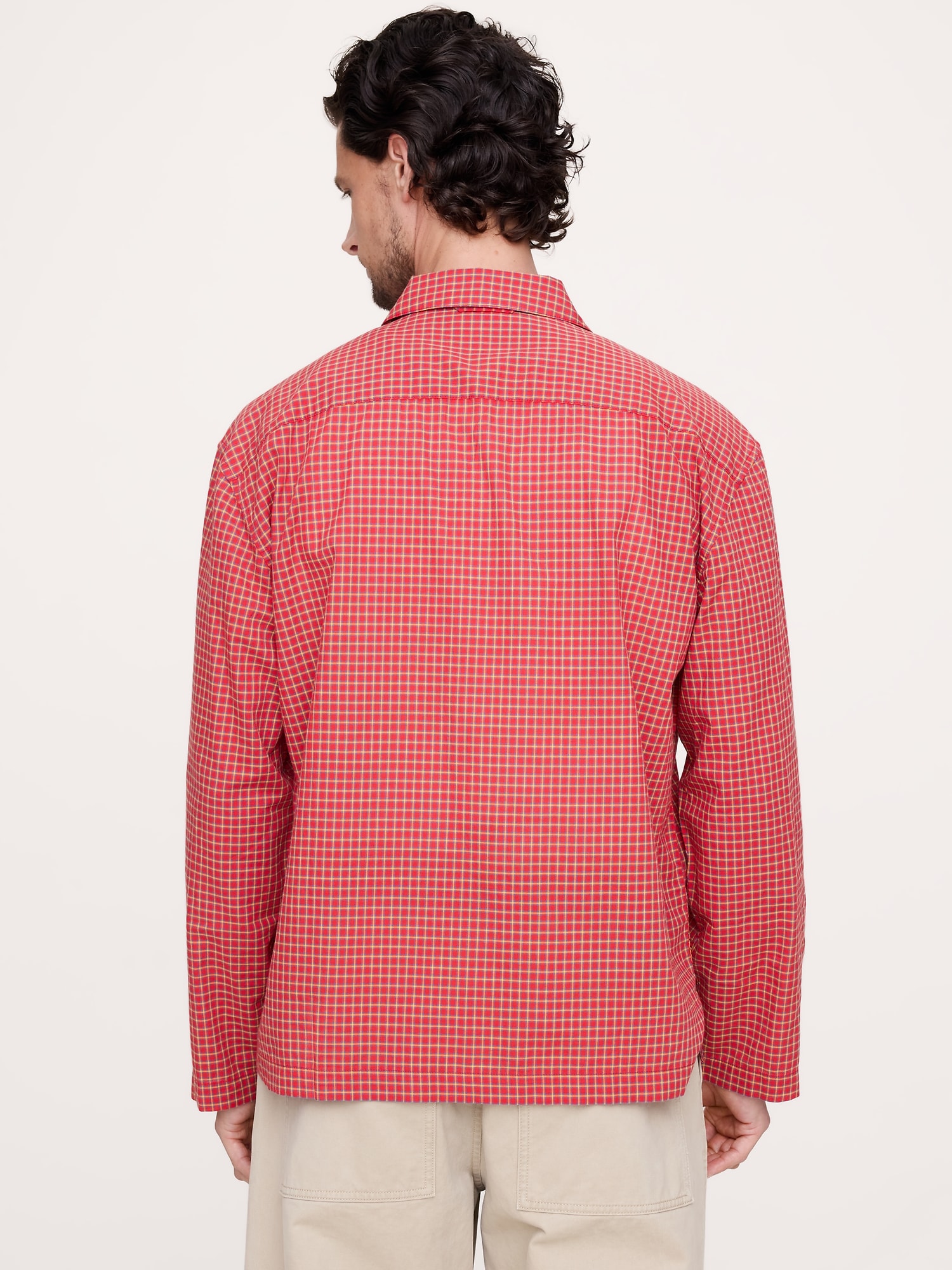 Image number 3 showing, Relaxed-Fit Lightweight Cotton Long-Sleeve Resort Shirt