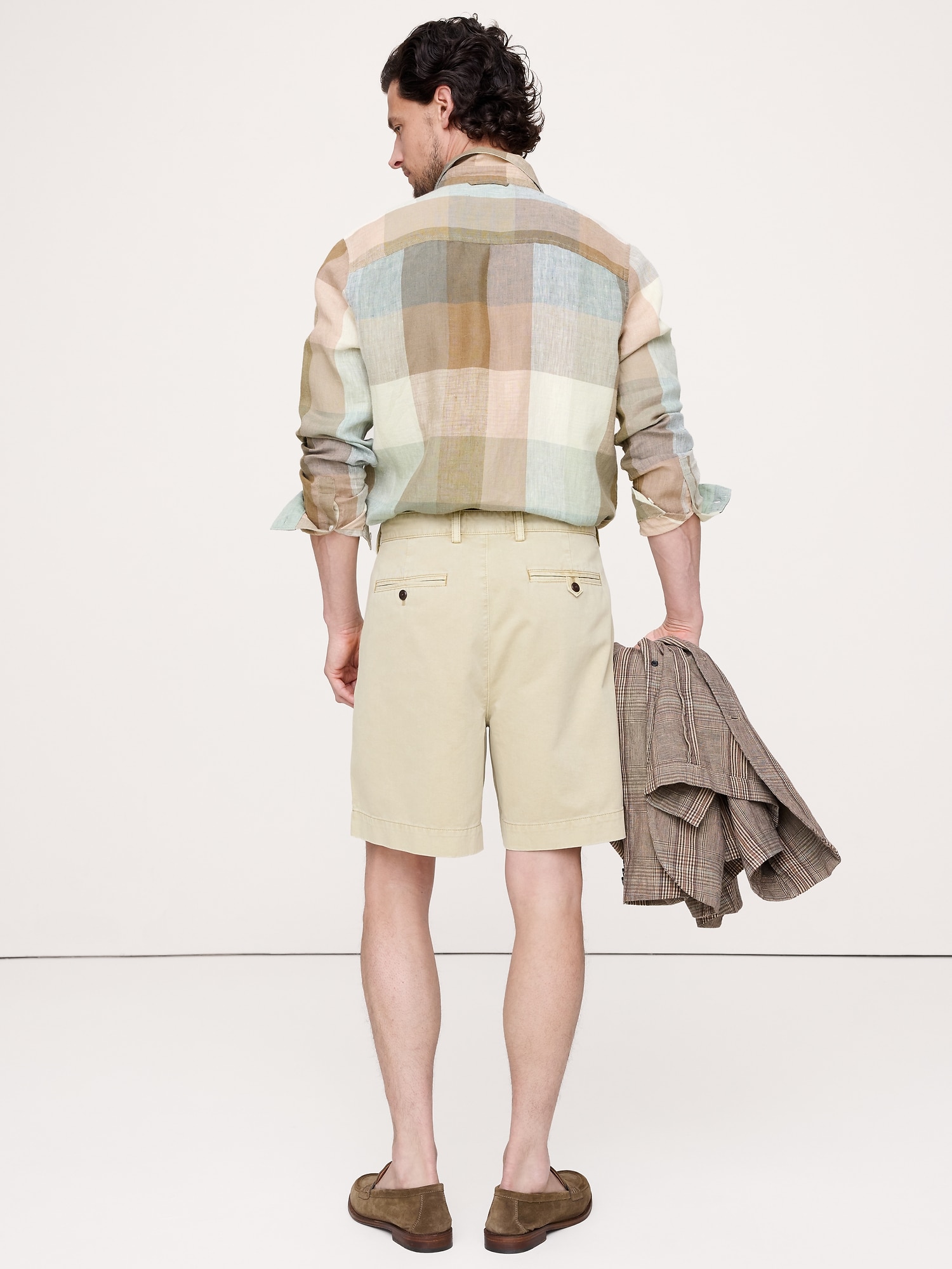 L'image numéro 6 présente Short plissé 20 cm Retour aux archives