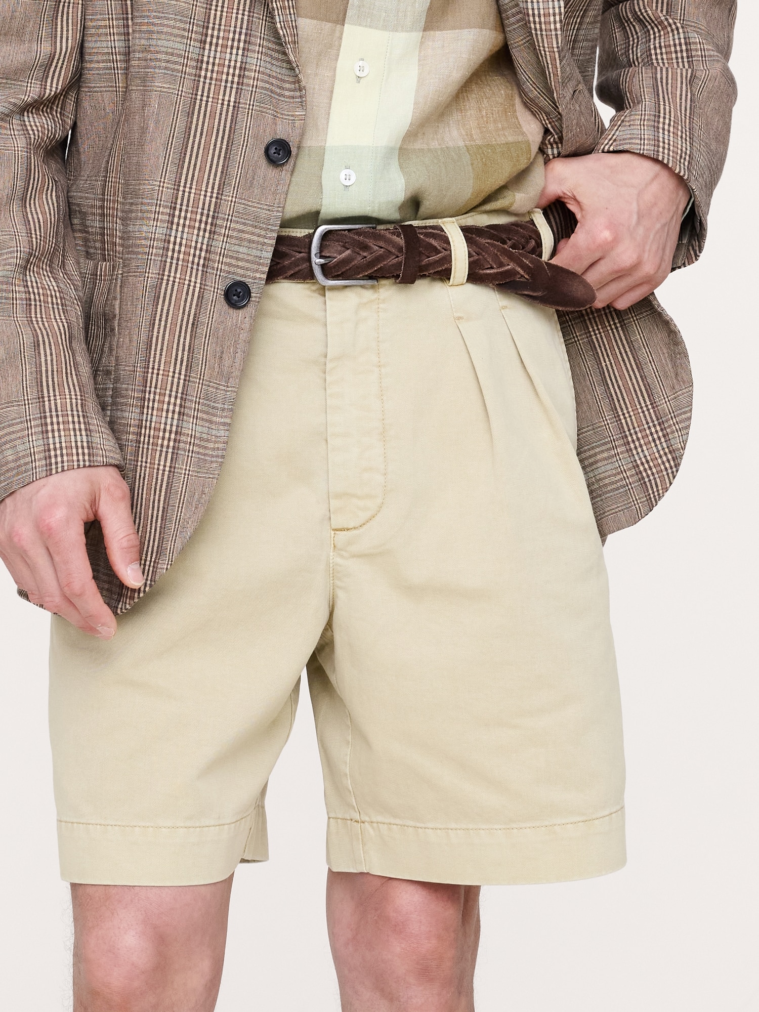 L'image numéro 7 présente Short plissé 20 cm Retour aux archives