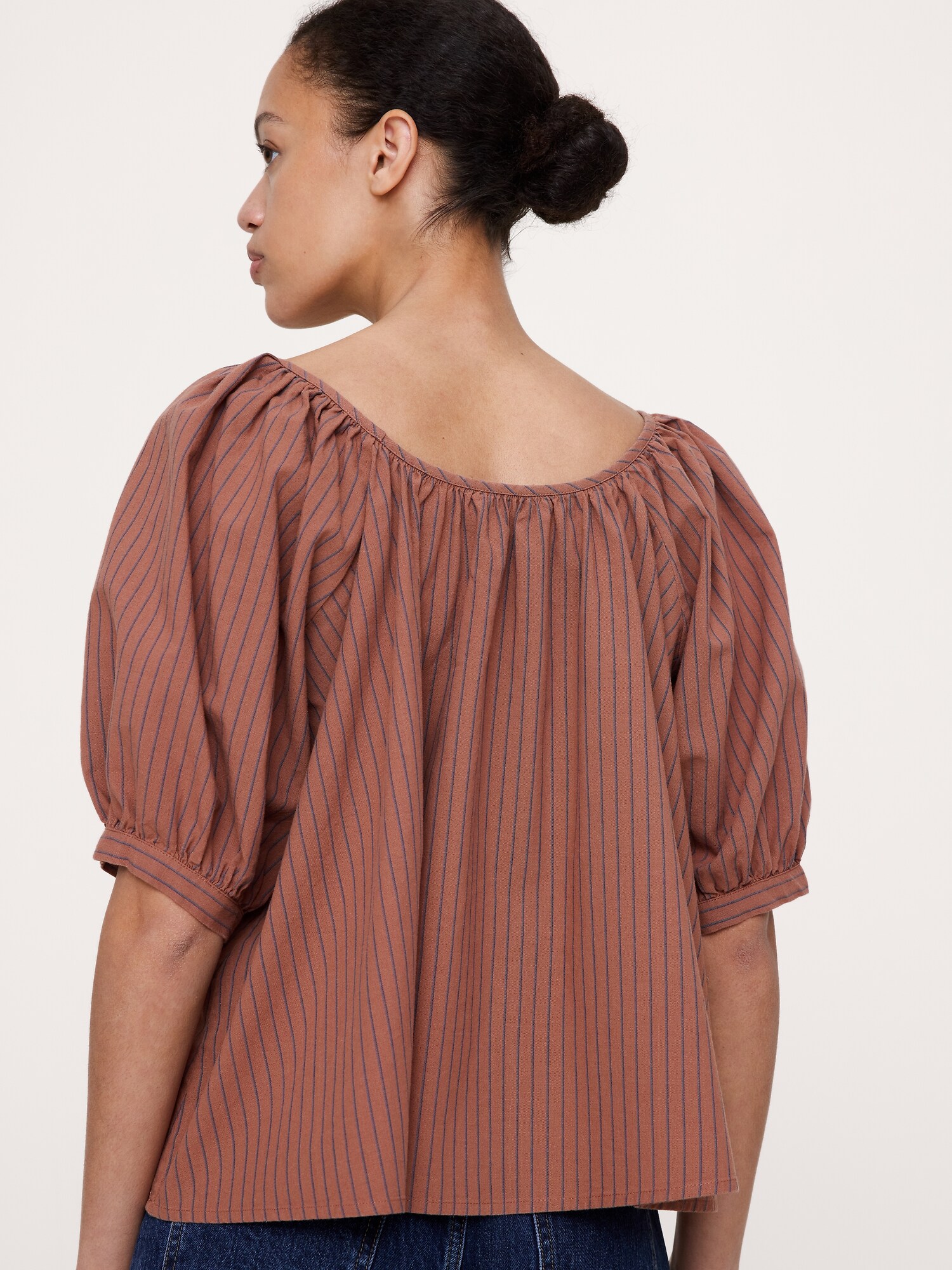 Image number 8 showing, Breezy Cotton Scoop-Neck Top