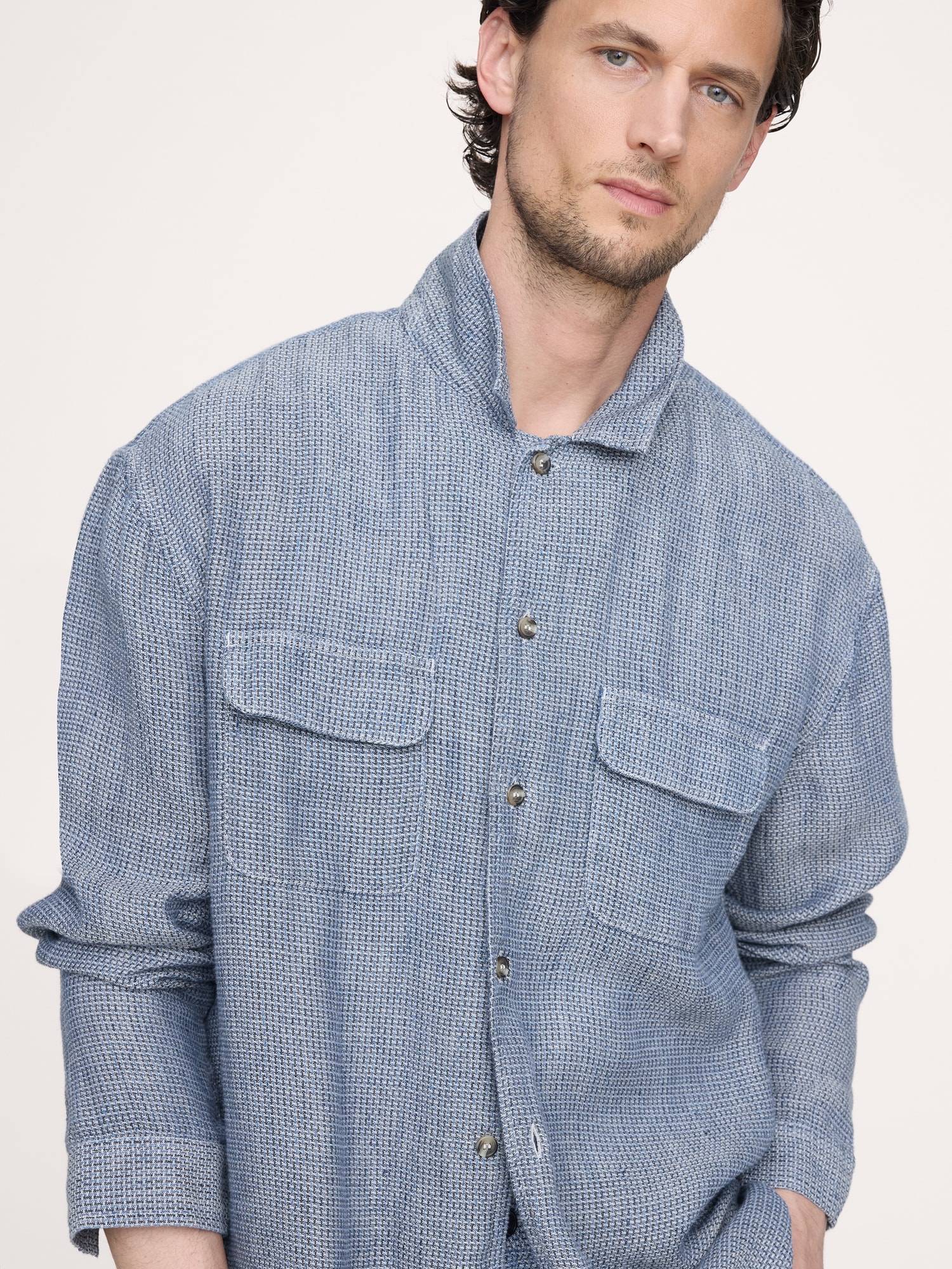 Image number 8 showing, Relaxed-Fit Linen Resort Shirt