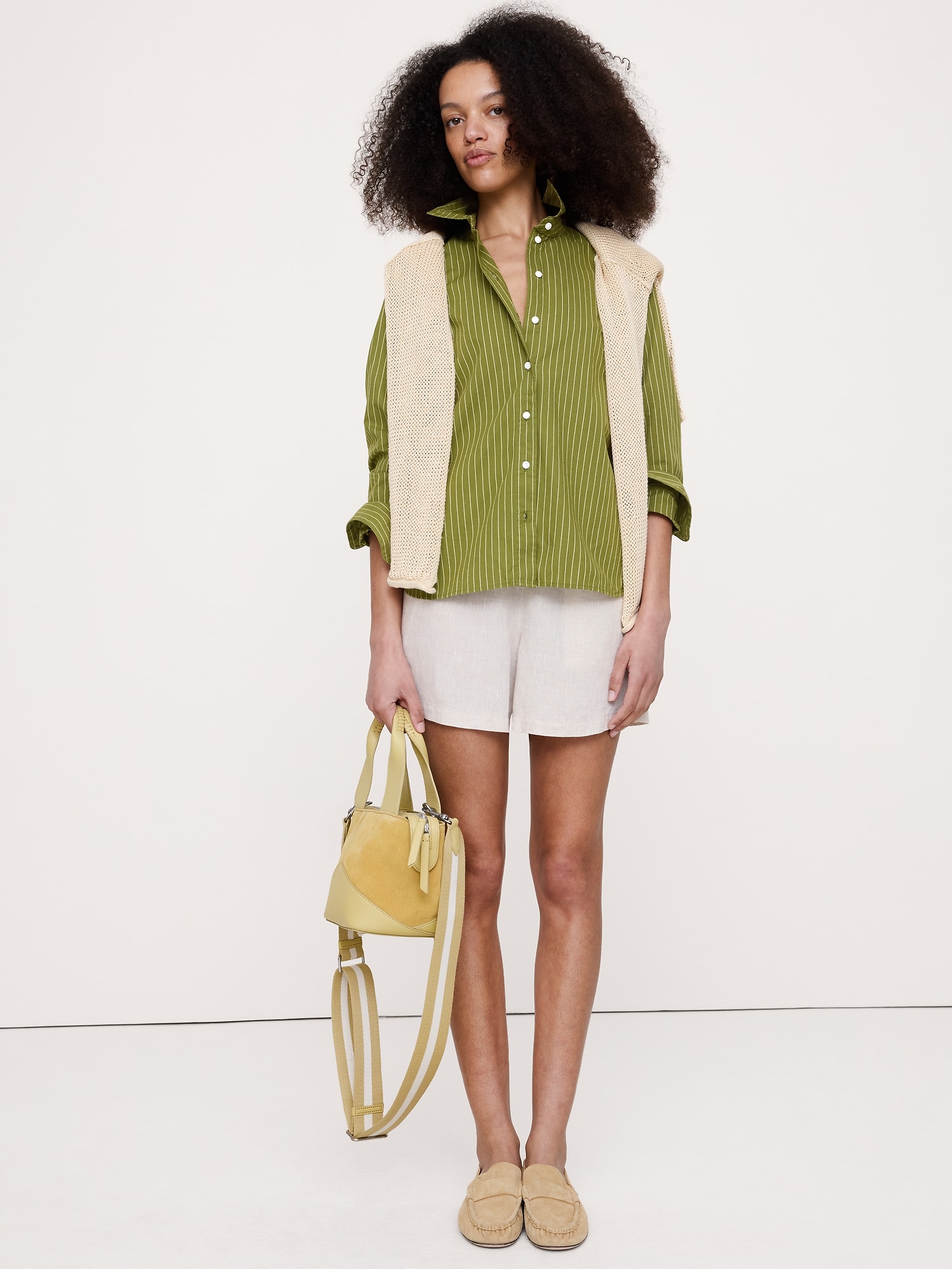 L'image numéro 1 présente La chemise de tous les jours en popeline de coton