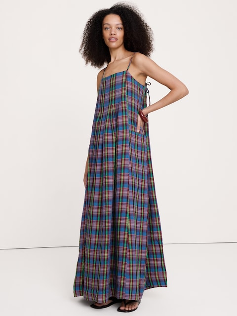ROBE TRAPÈZE EN LIN