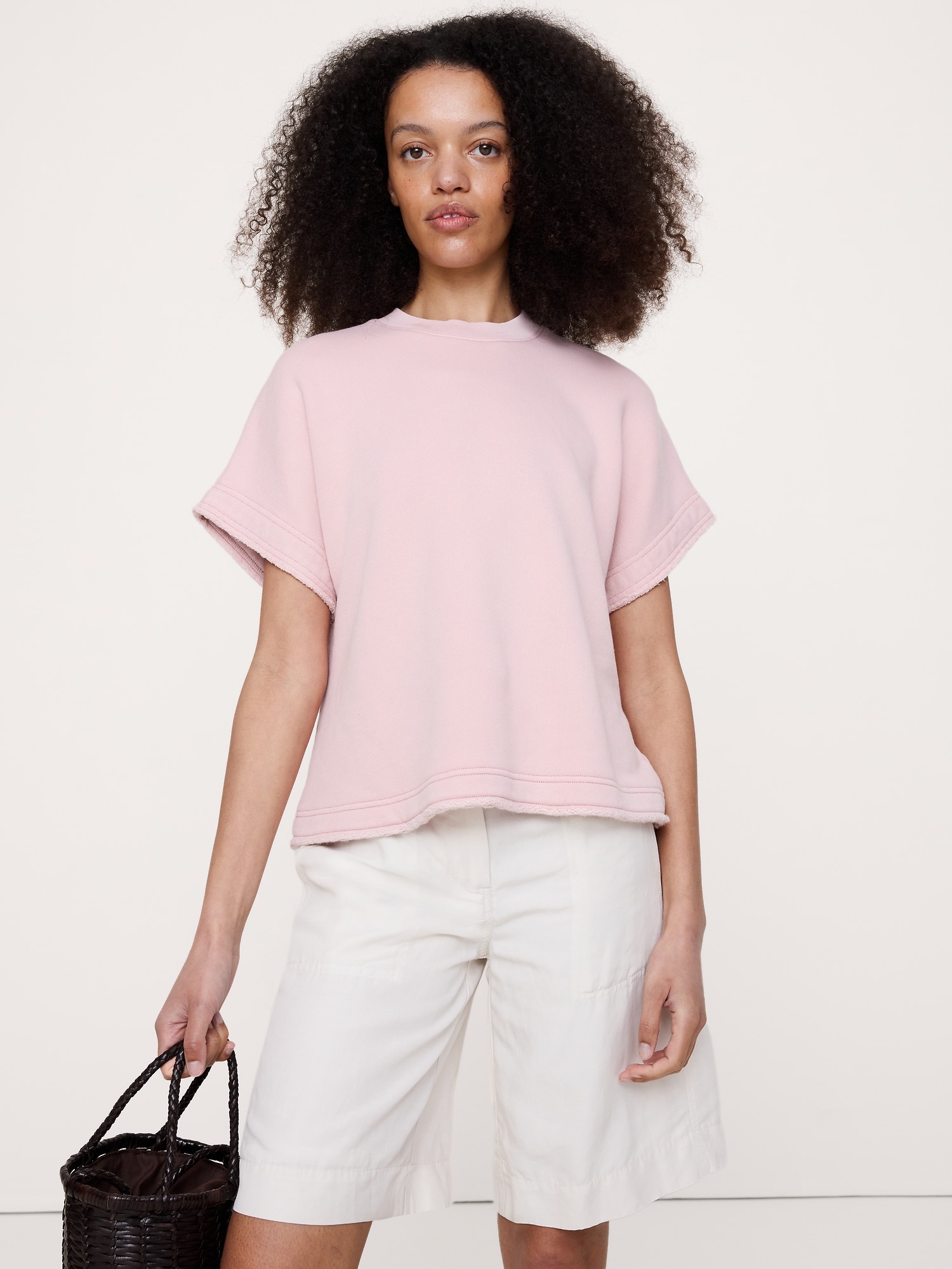 Image number 1 showing, Terry Sweatshirt Tee