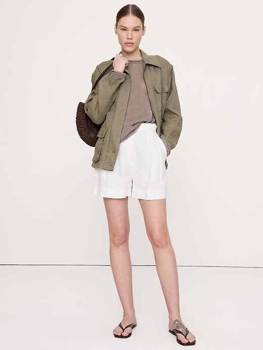 Archive Reissue Linen Chore Coat | Banana Republic