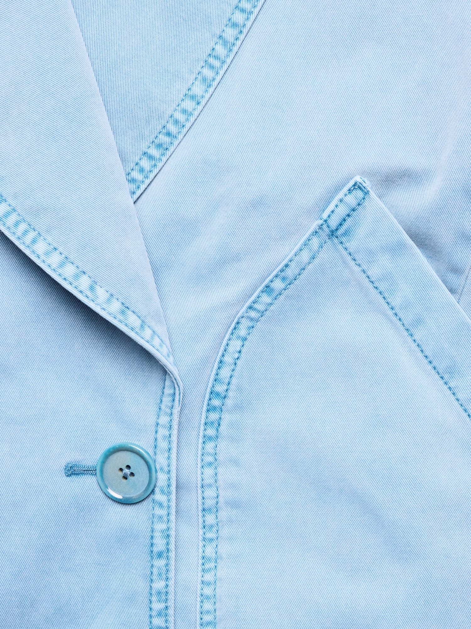 L'image numéro 7 présente Caban en sergé de coton