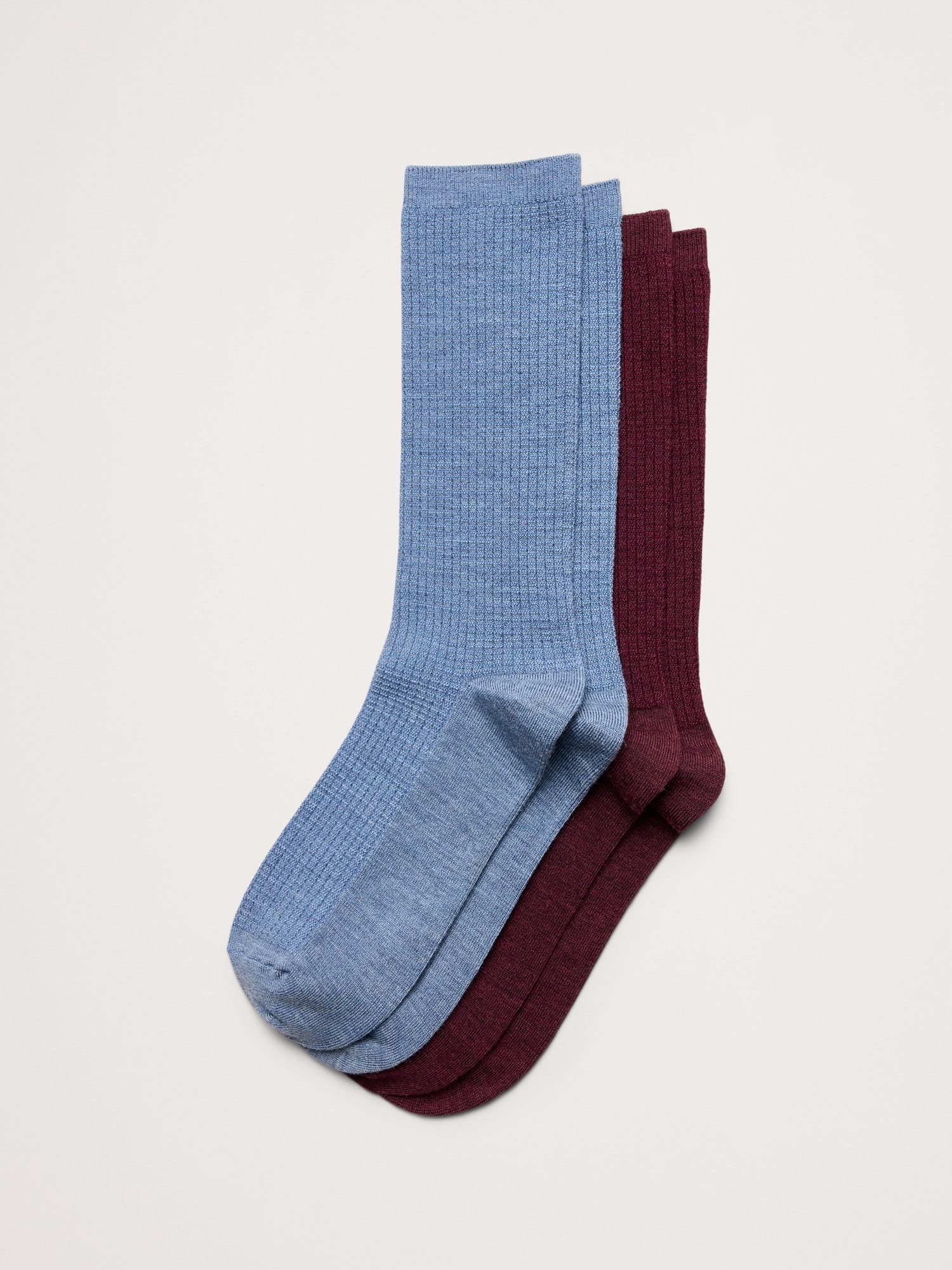 L'image numéro 1 présente Chaussettes en laine mérinos respirante (paquet de 2 paires)
