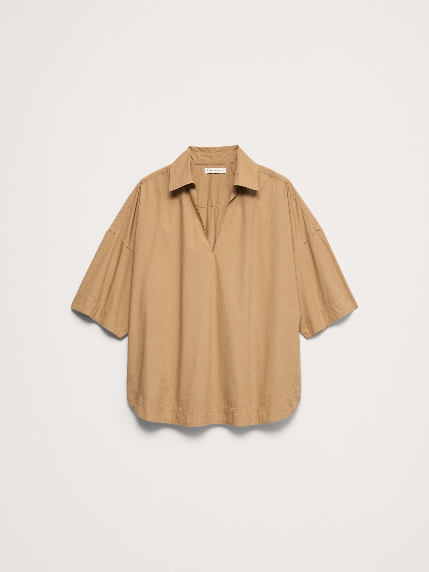 Image number 8 showing, Cotton Poplin Popover Tunic