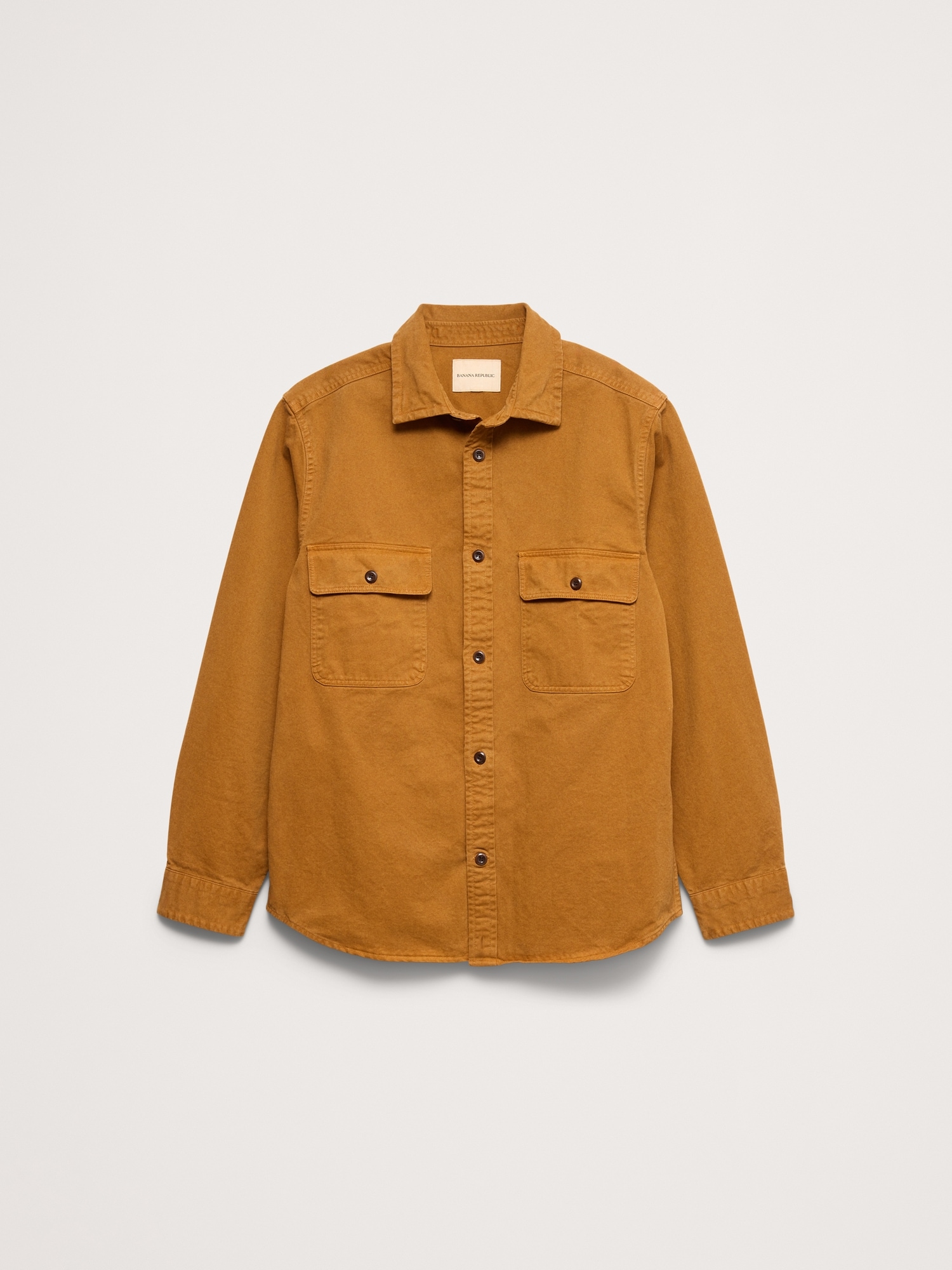 L'image numéro 5 présente Surchemise en sergé de coton