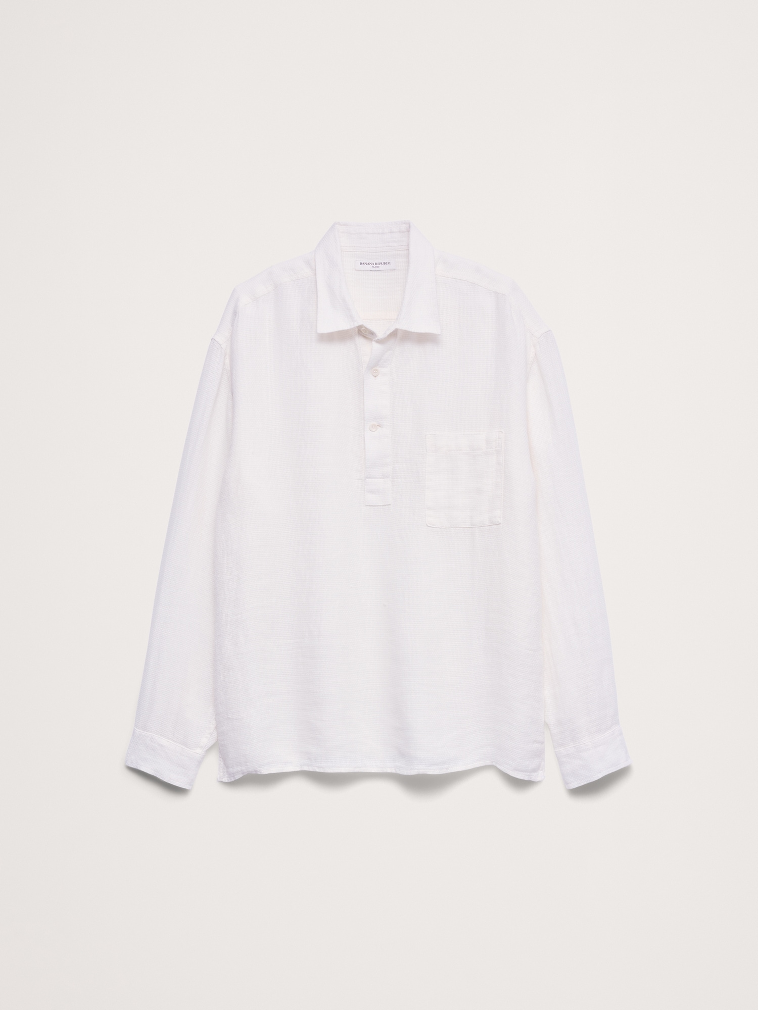 L'image numéro 4 présente Haut décontracté en lin