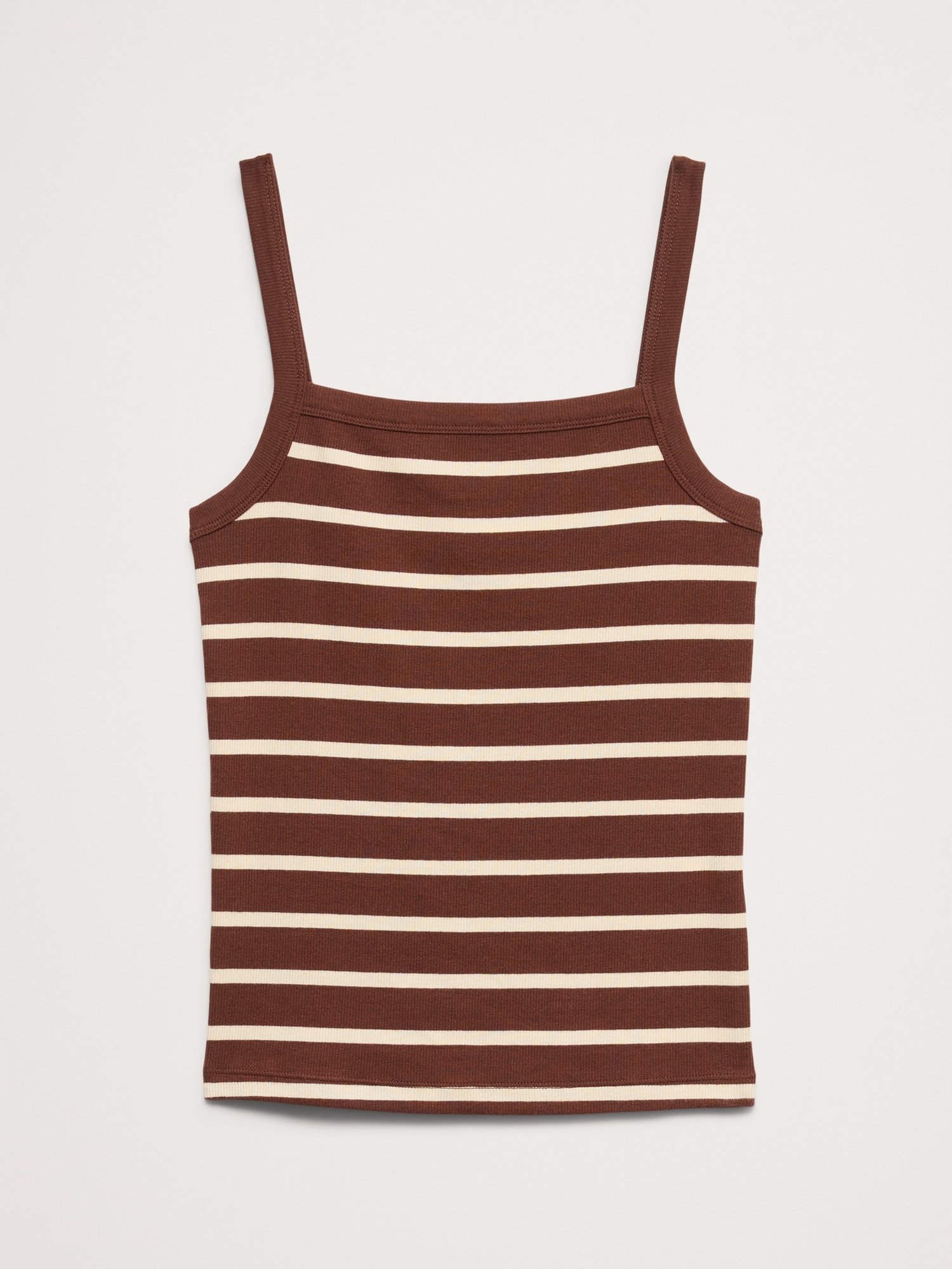 Image number 4 showing, Ribbed Square-Neck Tank