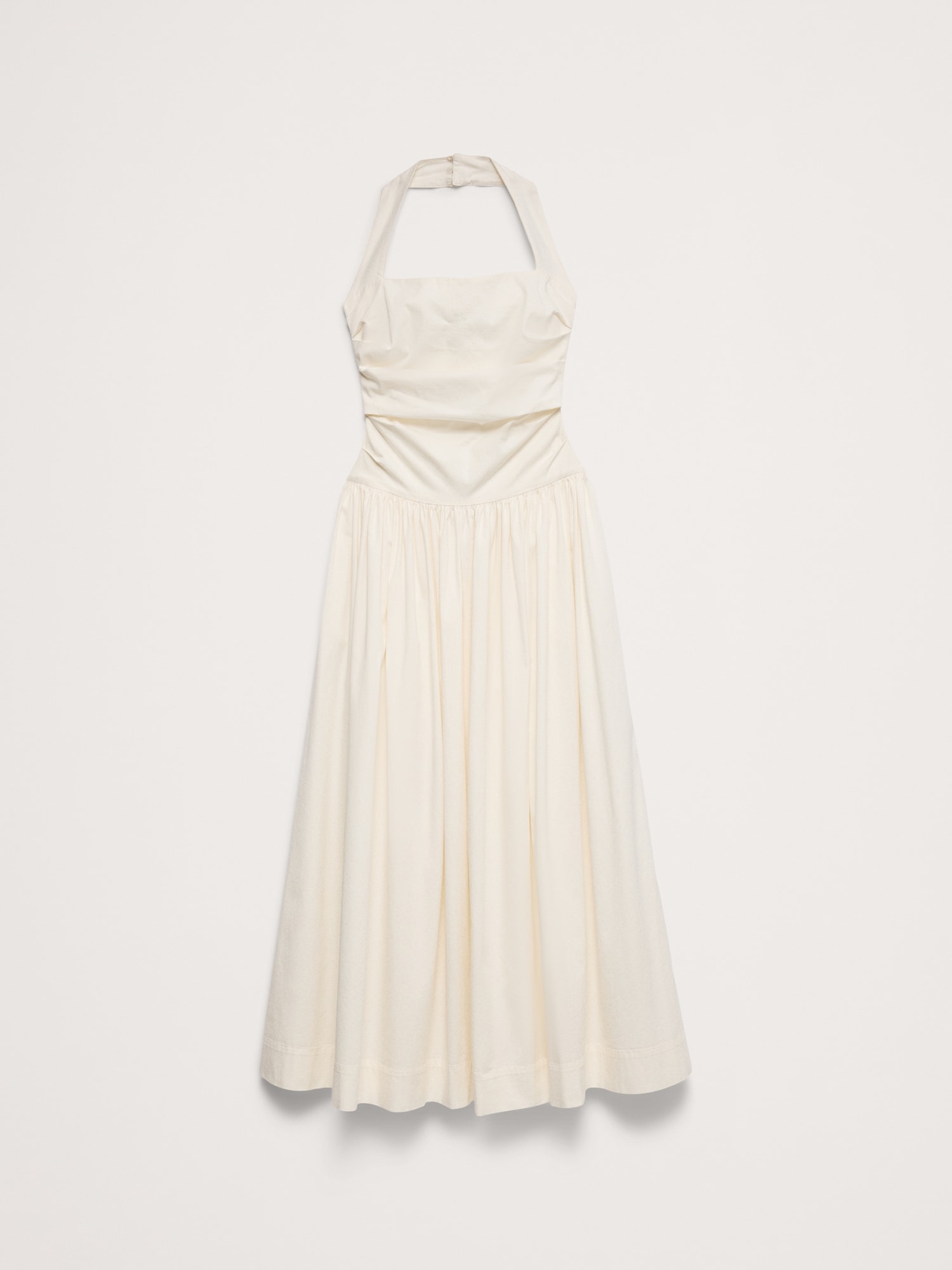 Image number 5 showing, Stretch-Cotton Halter Maxi Dress