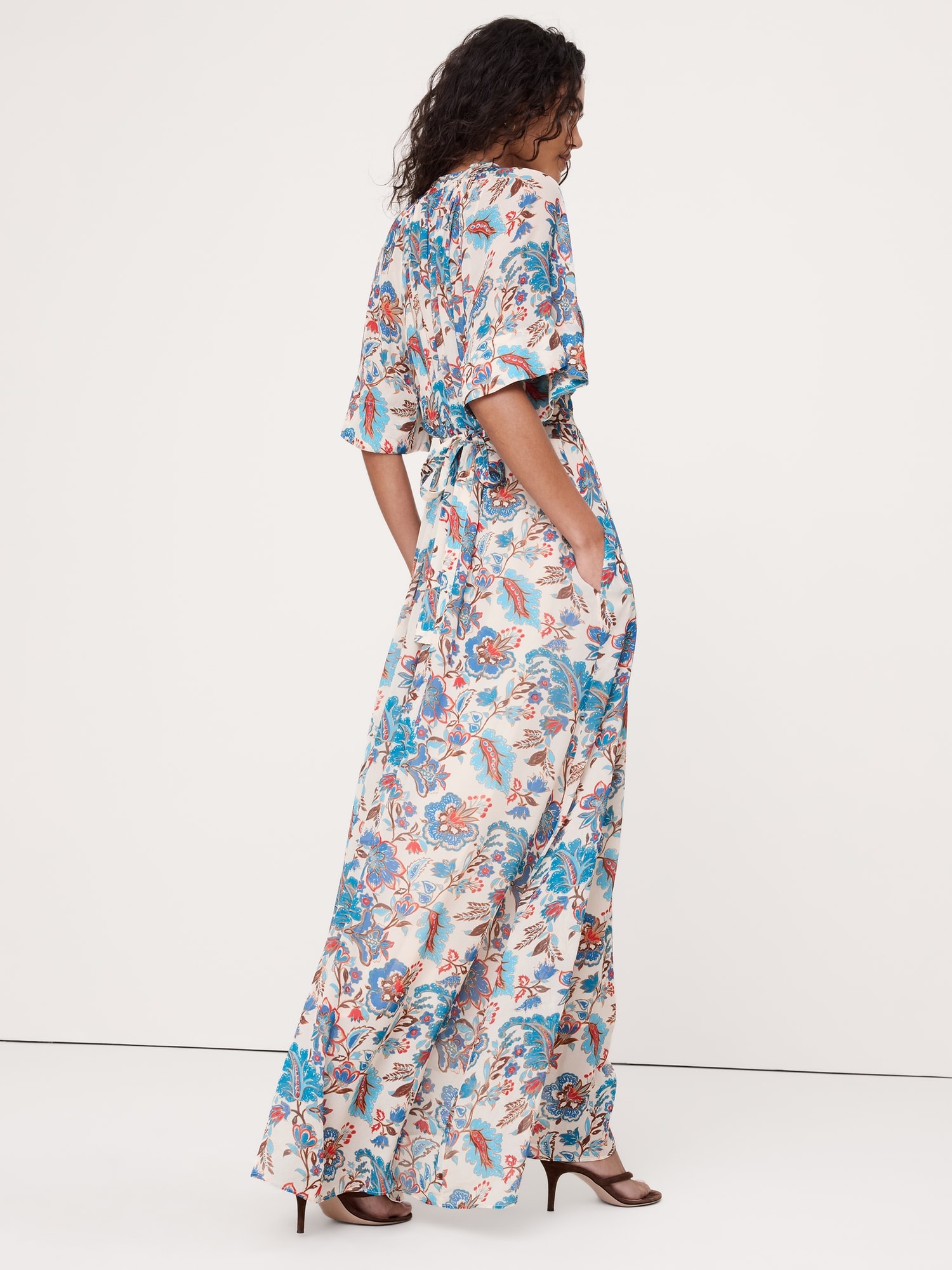 Image number 2 showing, Tie-Back Maxi Dress