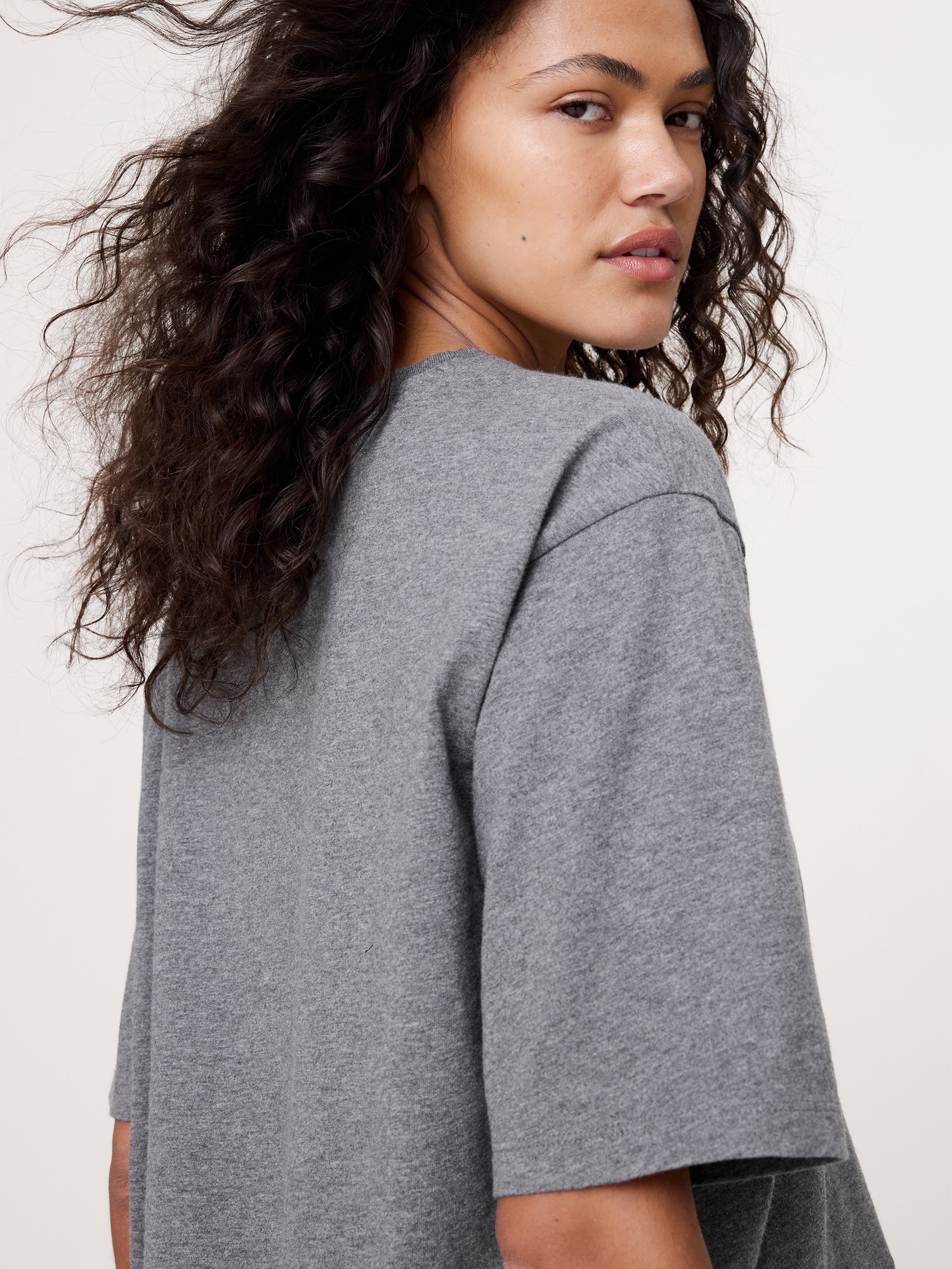 Image number 2 showing, Oversized Vintage Cotton T-Shirt