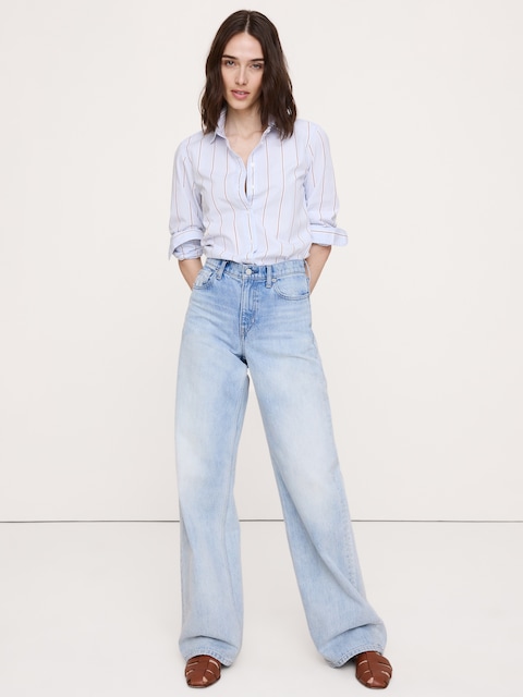 LA CHEMISE DE TOUS LES JOURS EN POPELINE DE COTON