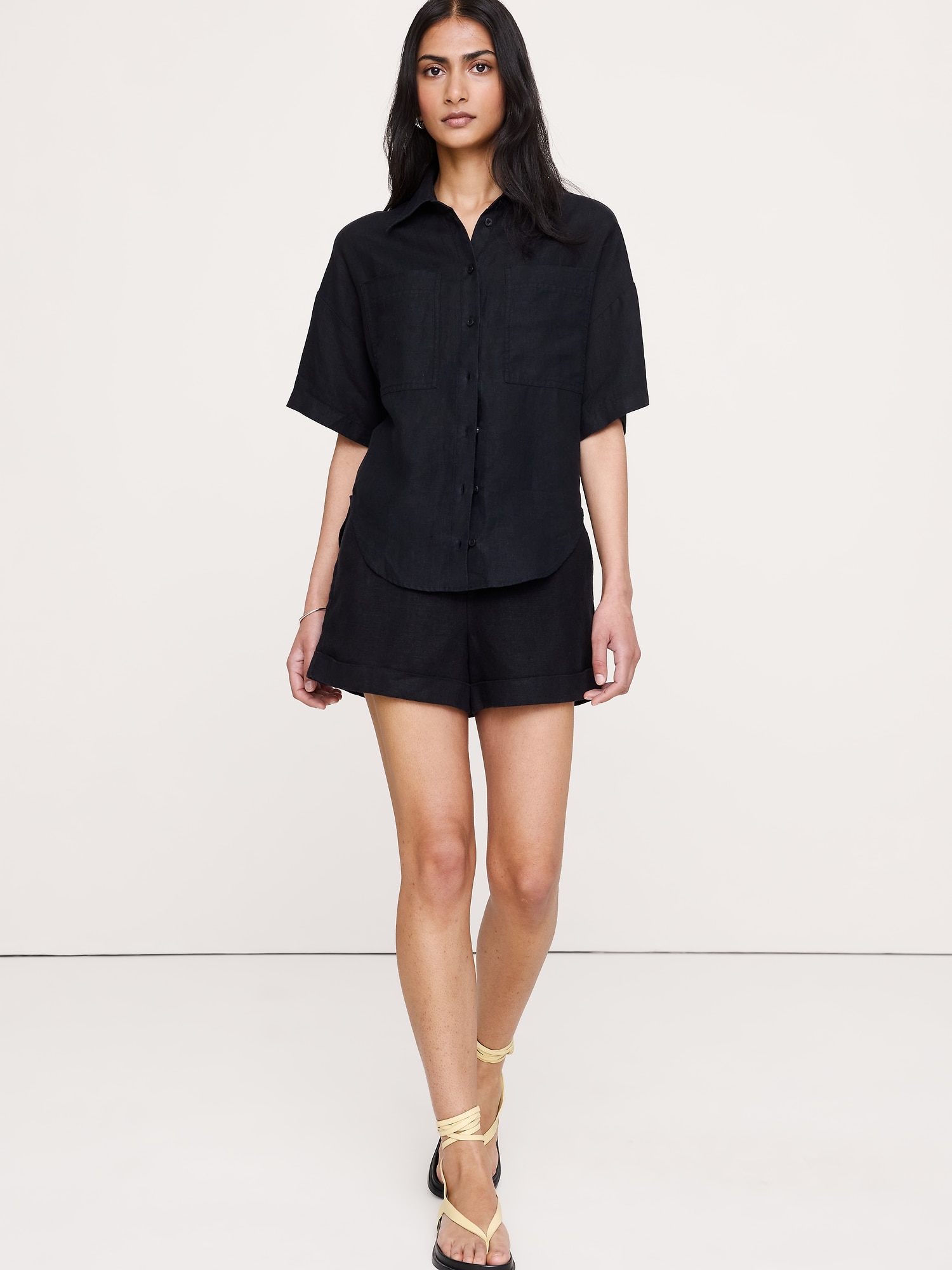 Image number 5 showing, Linen Short-Sleeve Shirt