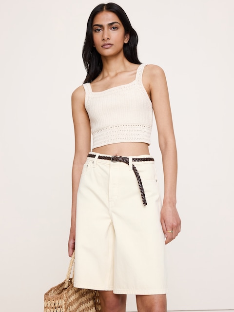 SOUTIEN-GORGE SECONDE PEAU EN COTON CROCHETÉ