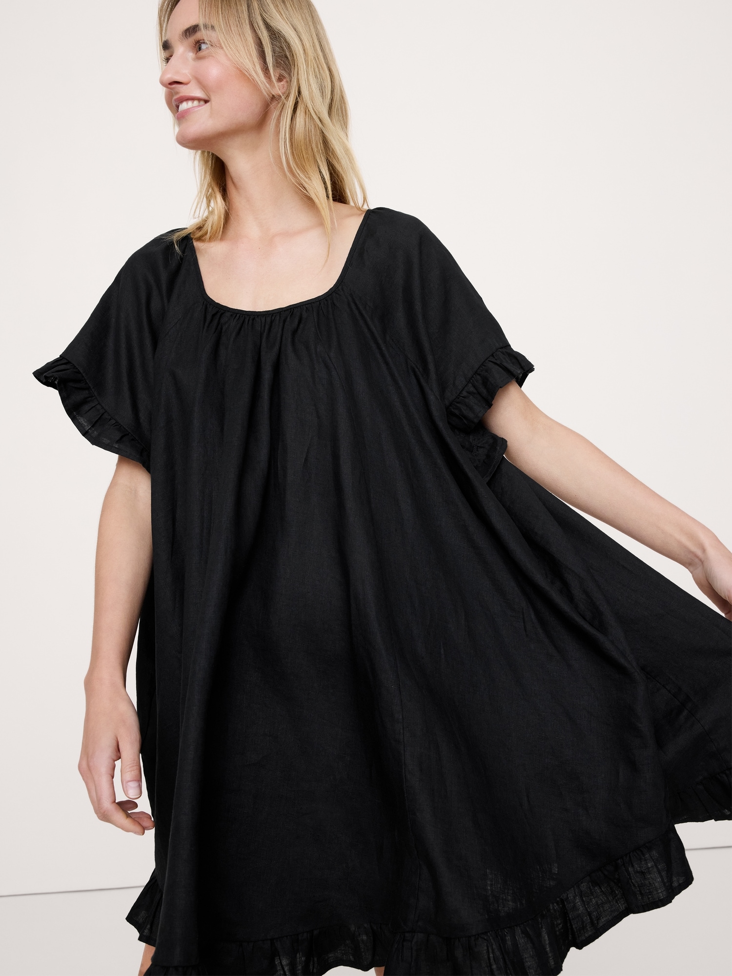 Image number 5 showing, Ruffle Trim Mini Dress