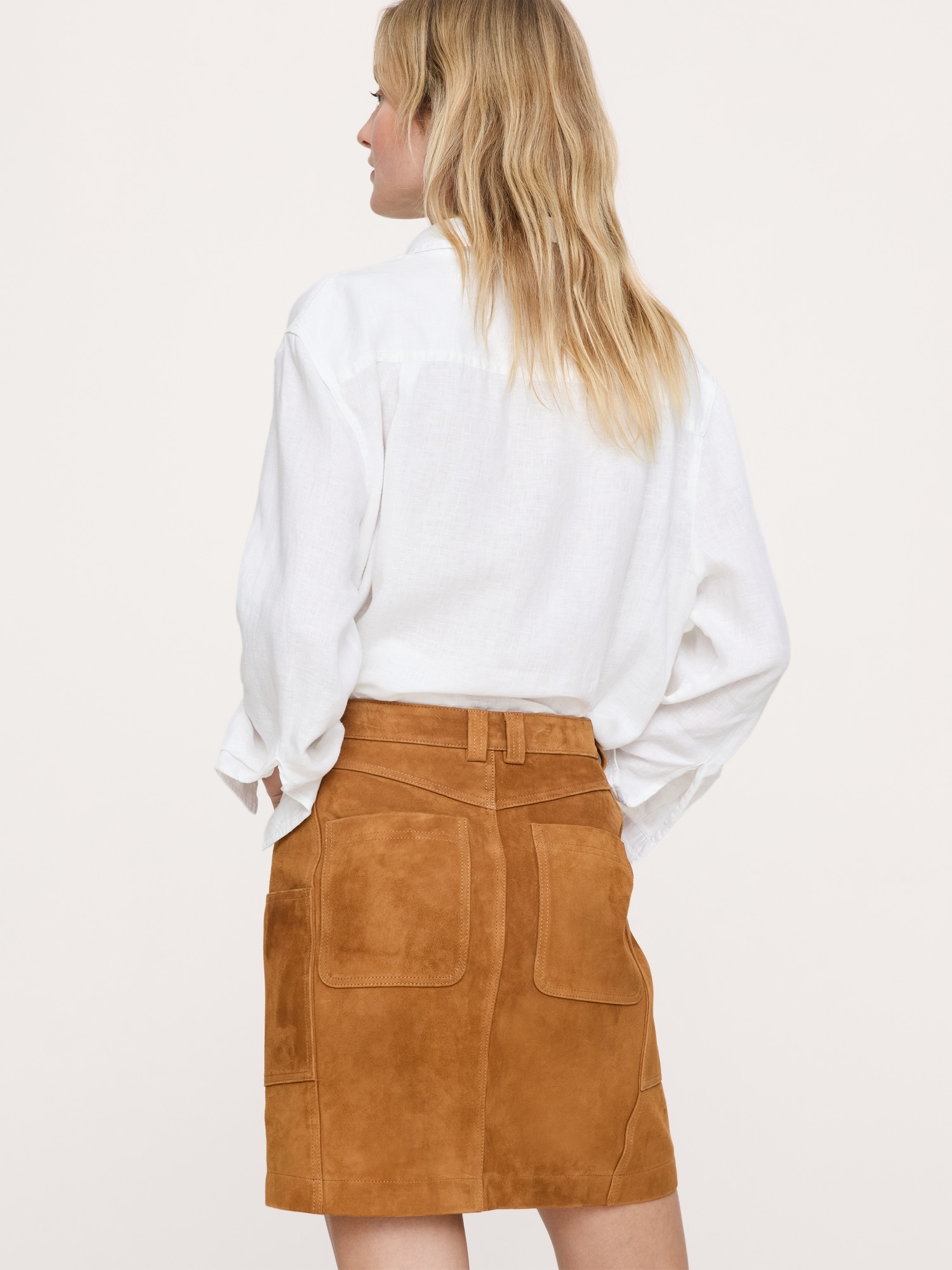 Image number 2 showing, Suede Mini Skirt