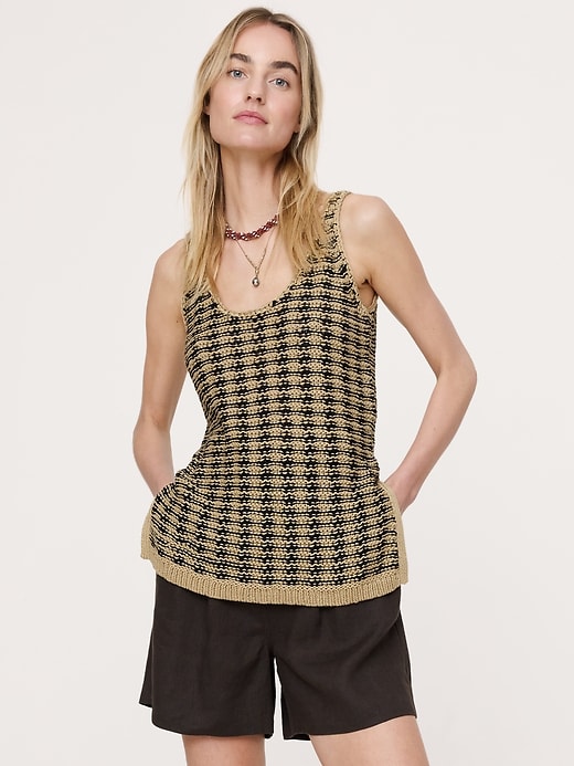 Coastal Cotton Scoop-Neck Sweater Tunic | Banana Republic