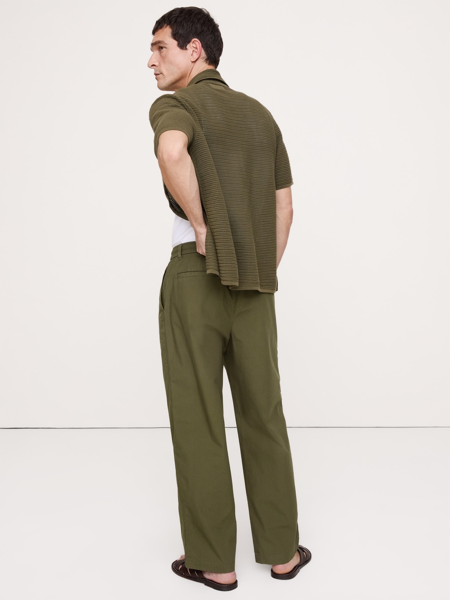 Image number 3 showing, The Weekender Relaxed Pull-On Pant in Cotton